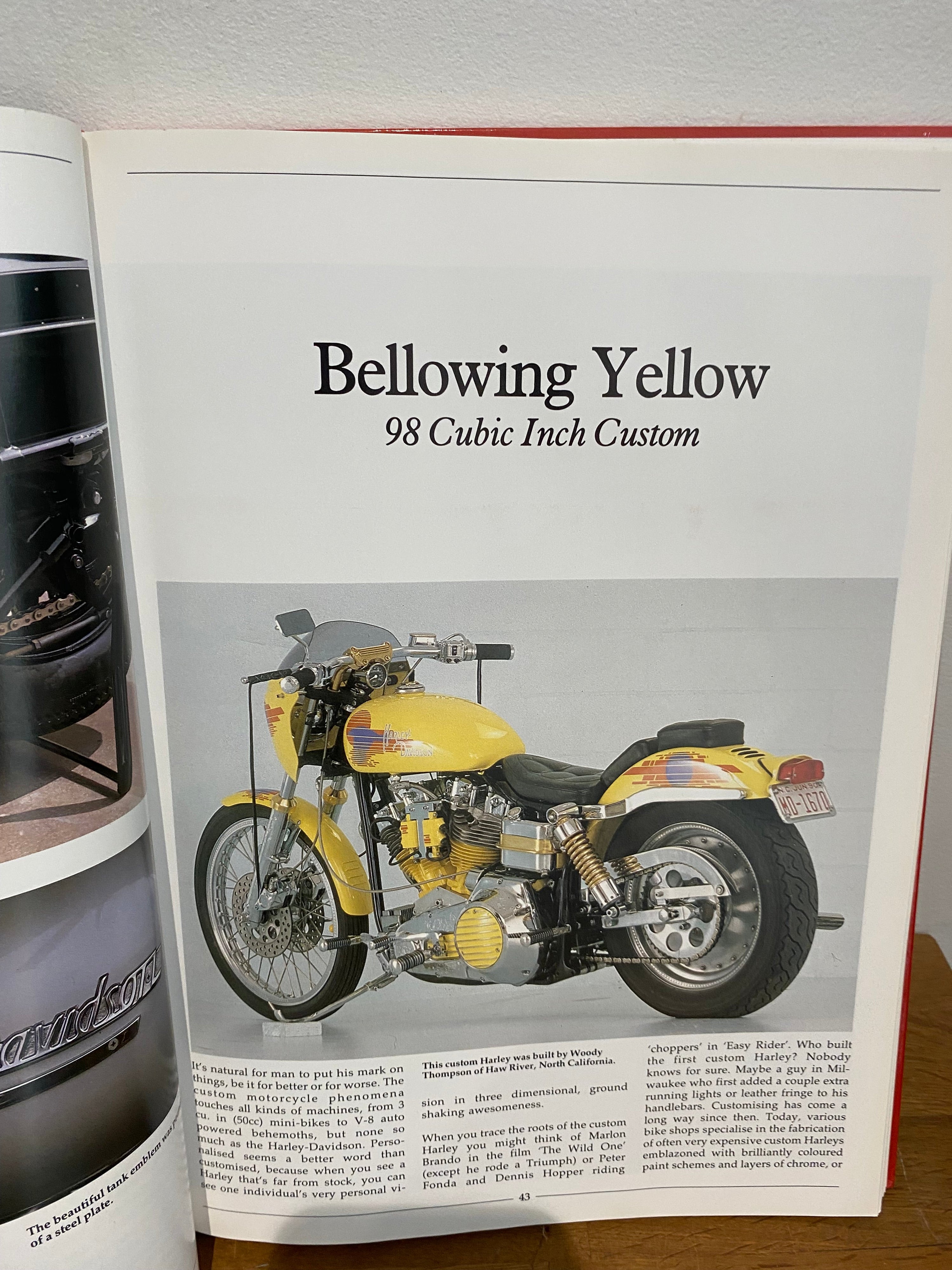 Harley-Davidson , factory and custom dream machines, Jim Lensveld , hardcover