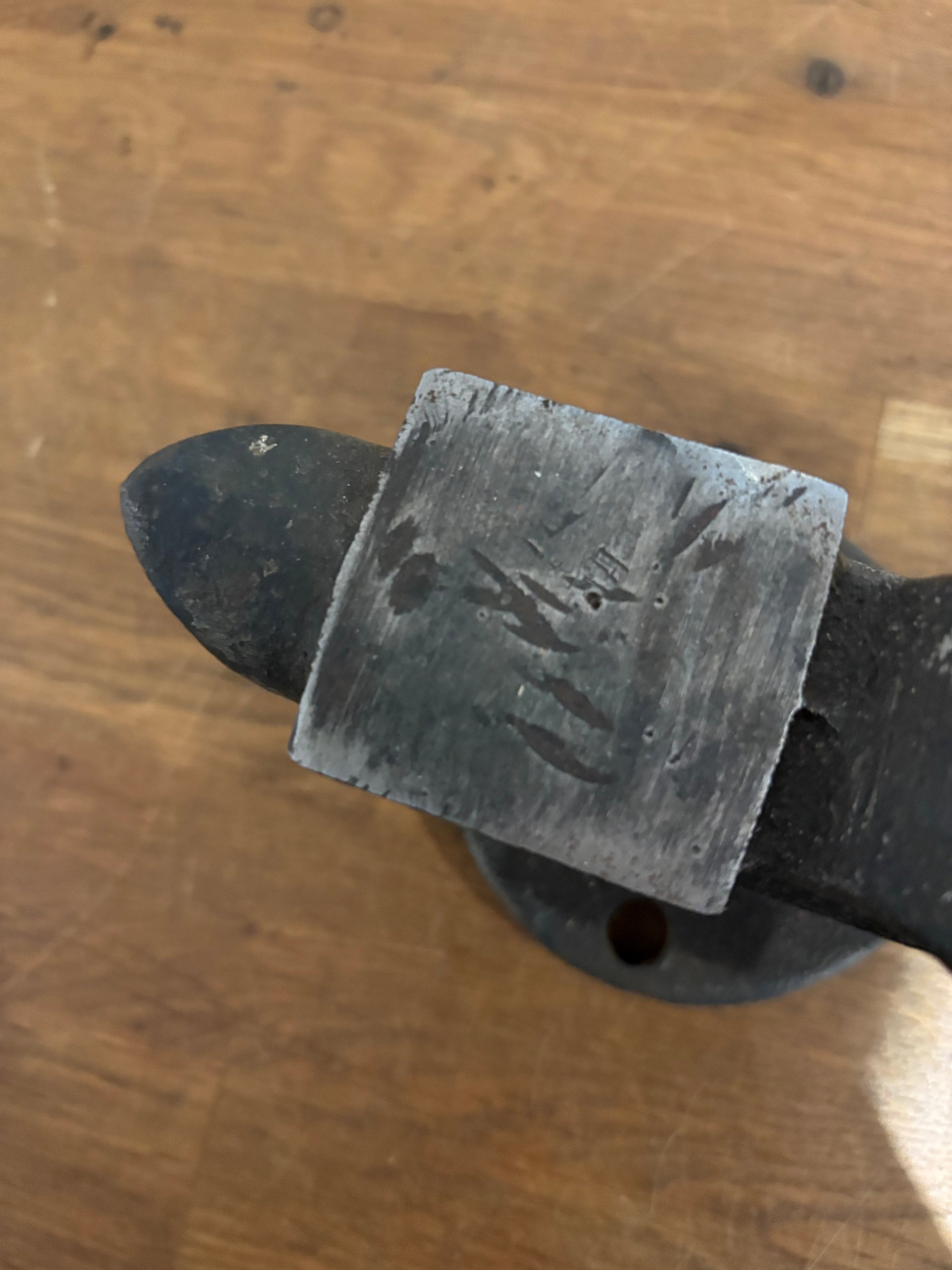 Vintage Hilka Bench Vice , 3.5” Jaws , Made In Japan
