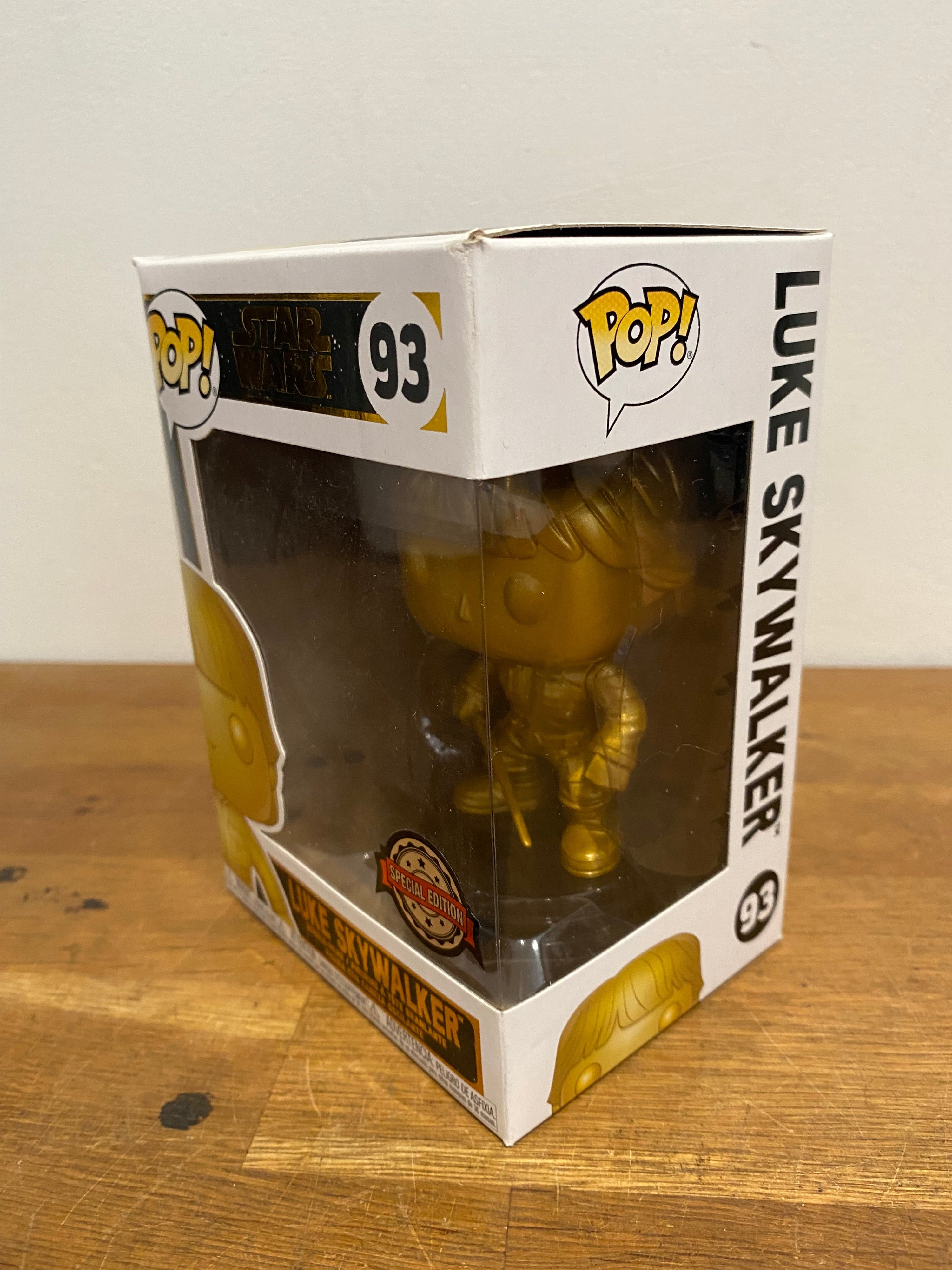 Funko Pop Star Wars Special Edition Luke Skywalker #93 Bobble Head