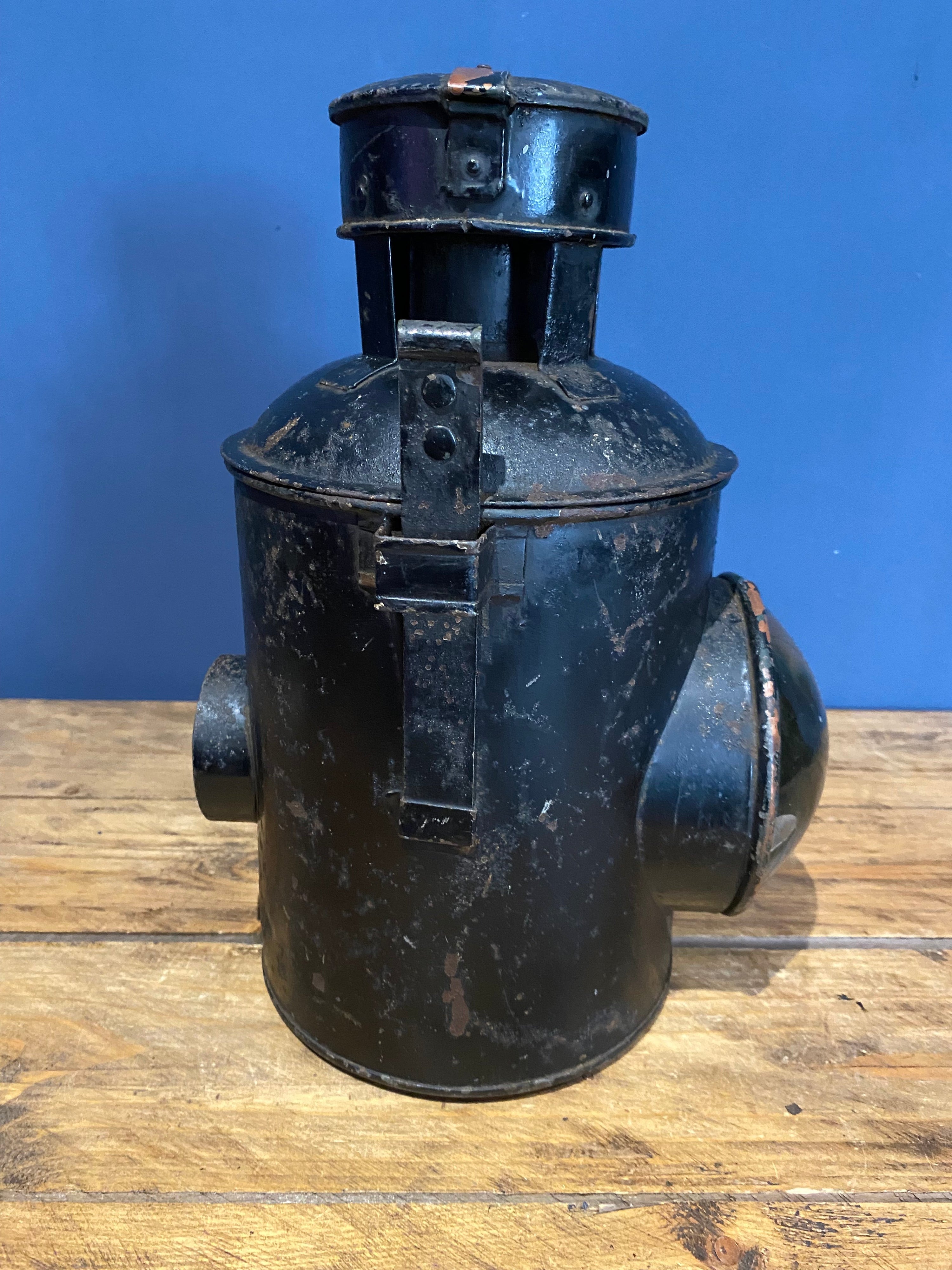 Scratch Built Wooden Steam Engine , Folk Art