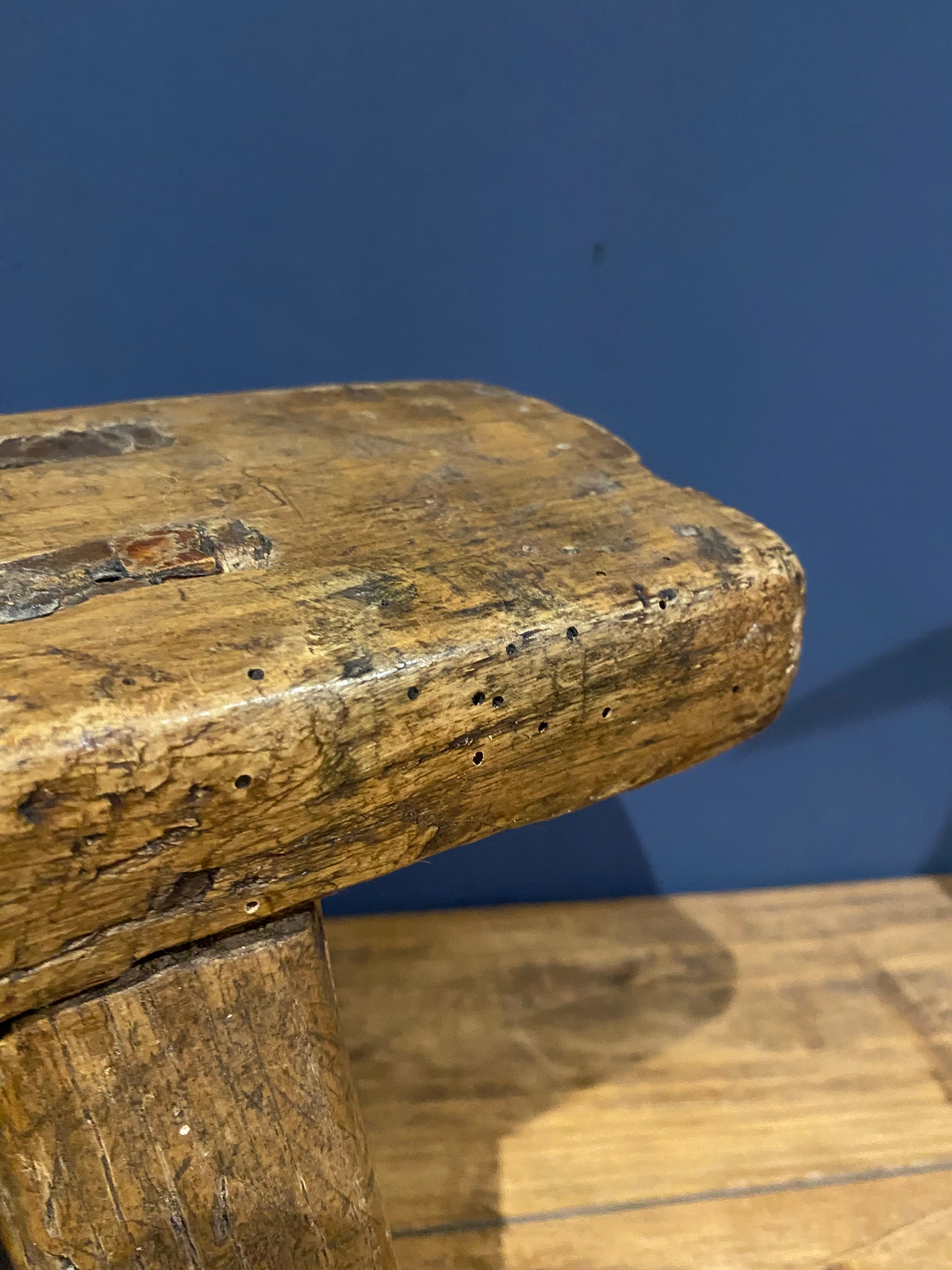 Vintage Rustic Wooden Plant Stand / Pot Stand / Stool