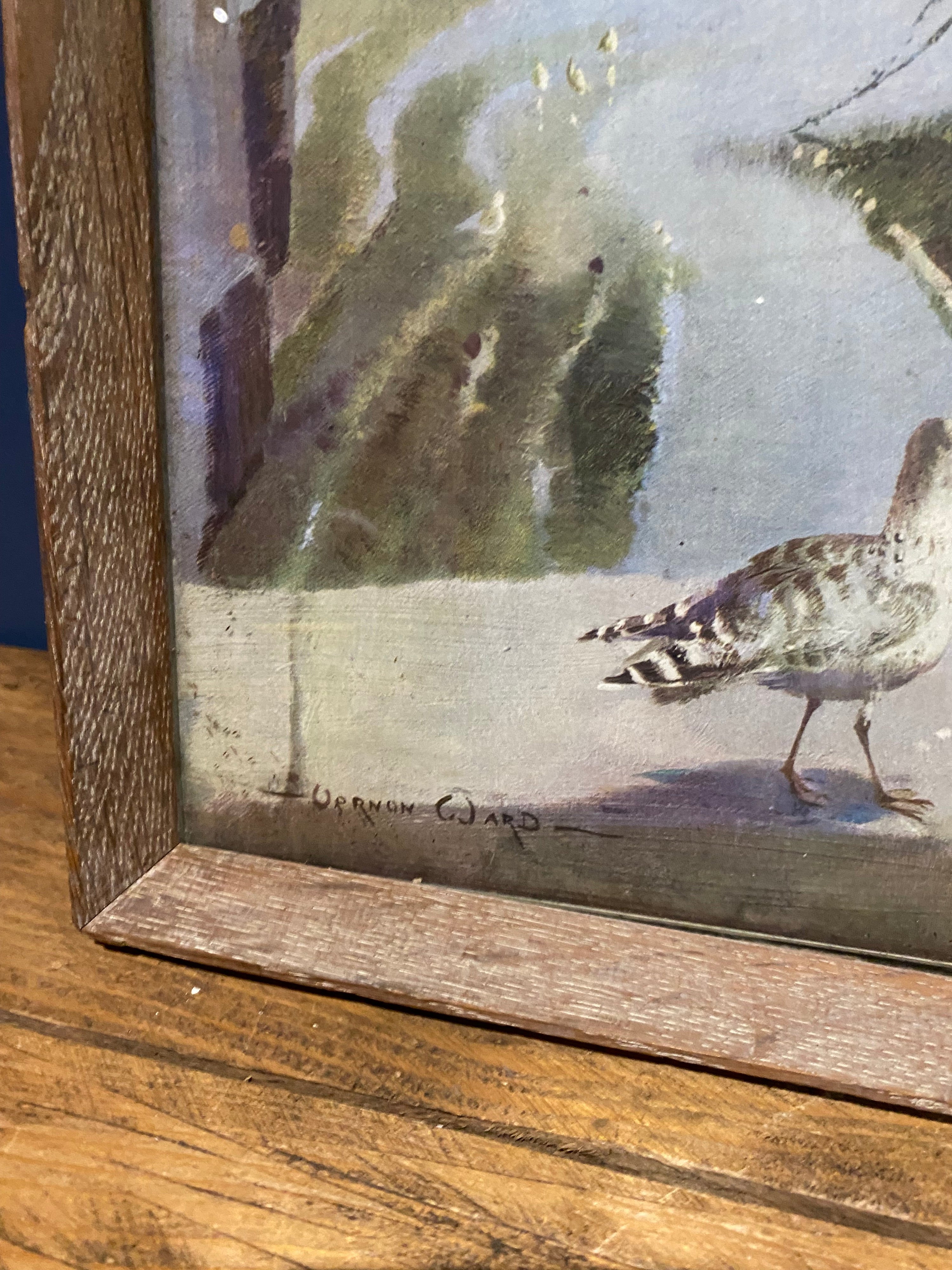 Vintage Vernon Ward Seaside Print.