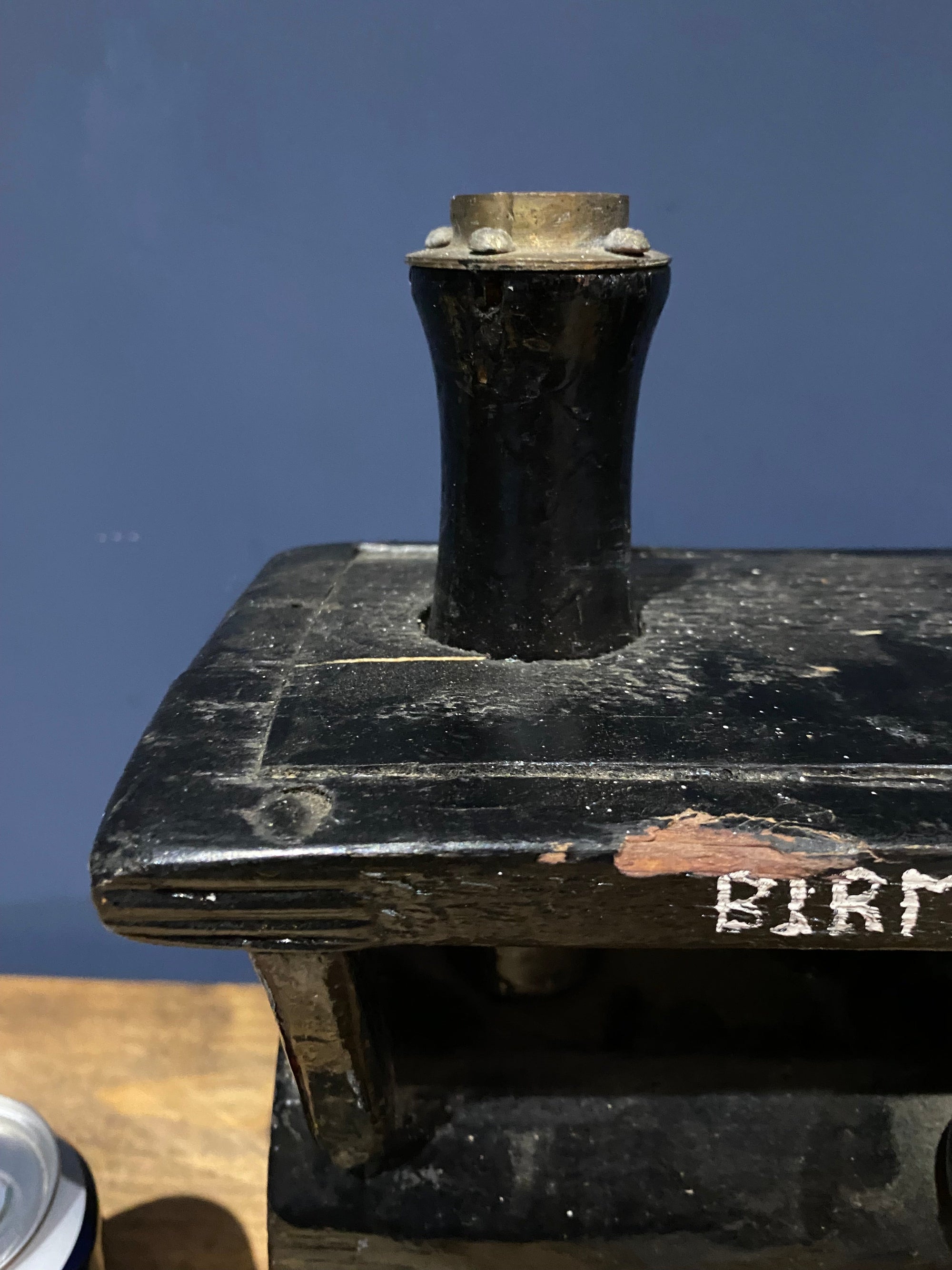 Scratch Built Wooden Steam Engine , Folk Art
