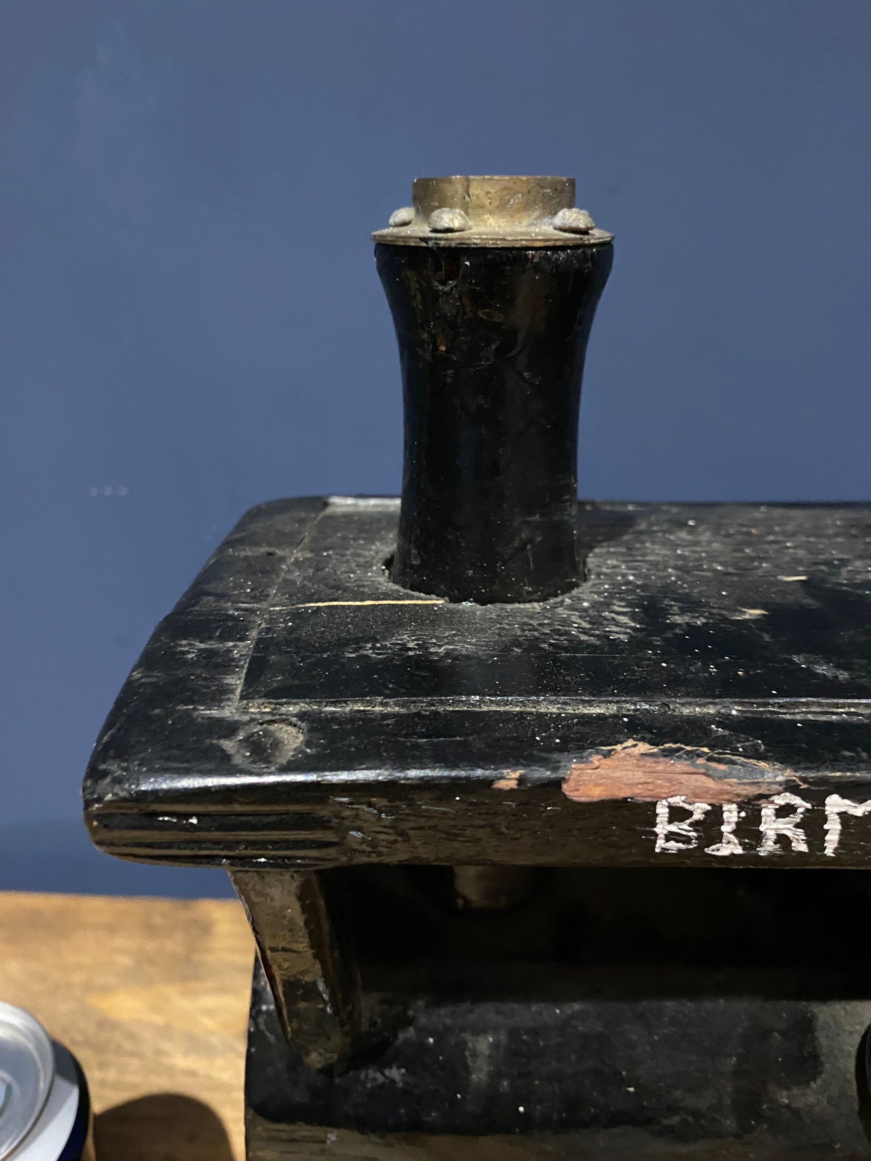 Scratch Built Wooden Steam Engine , Folk Art