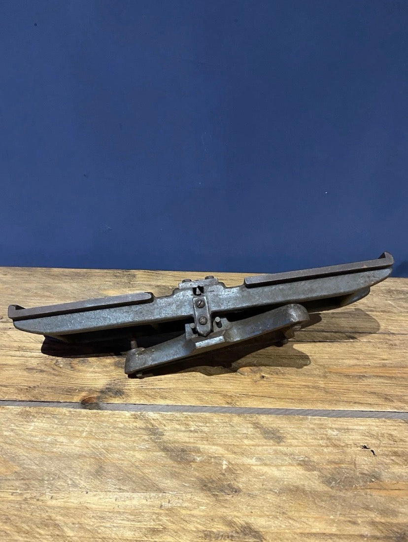 Vintage Possibly Military Cast Bench Balance Scales , KS1 Scales