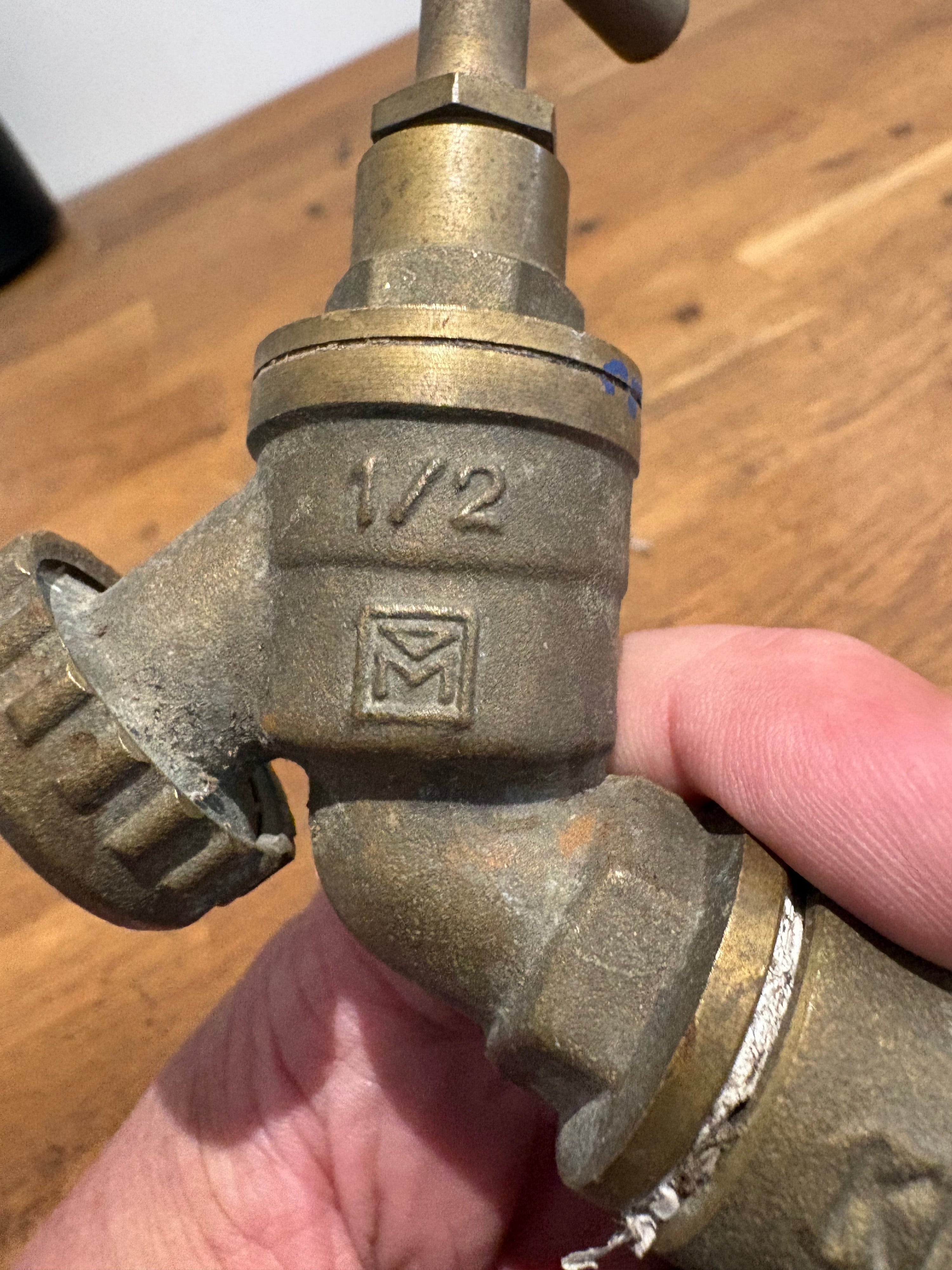 Vintage Brass Plasson Kiwa Tap , Garden Tap , Indoor Sink Tap , Free UK postage