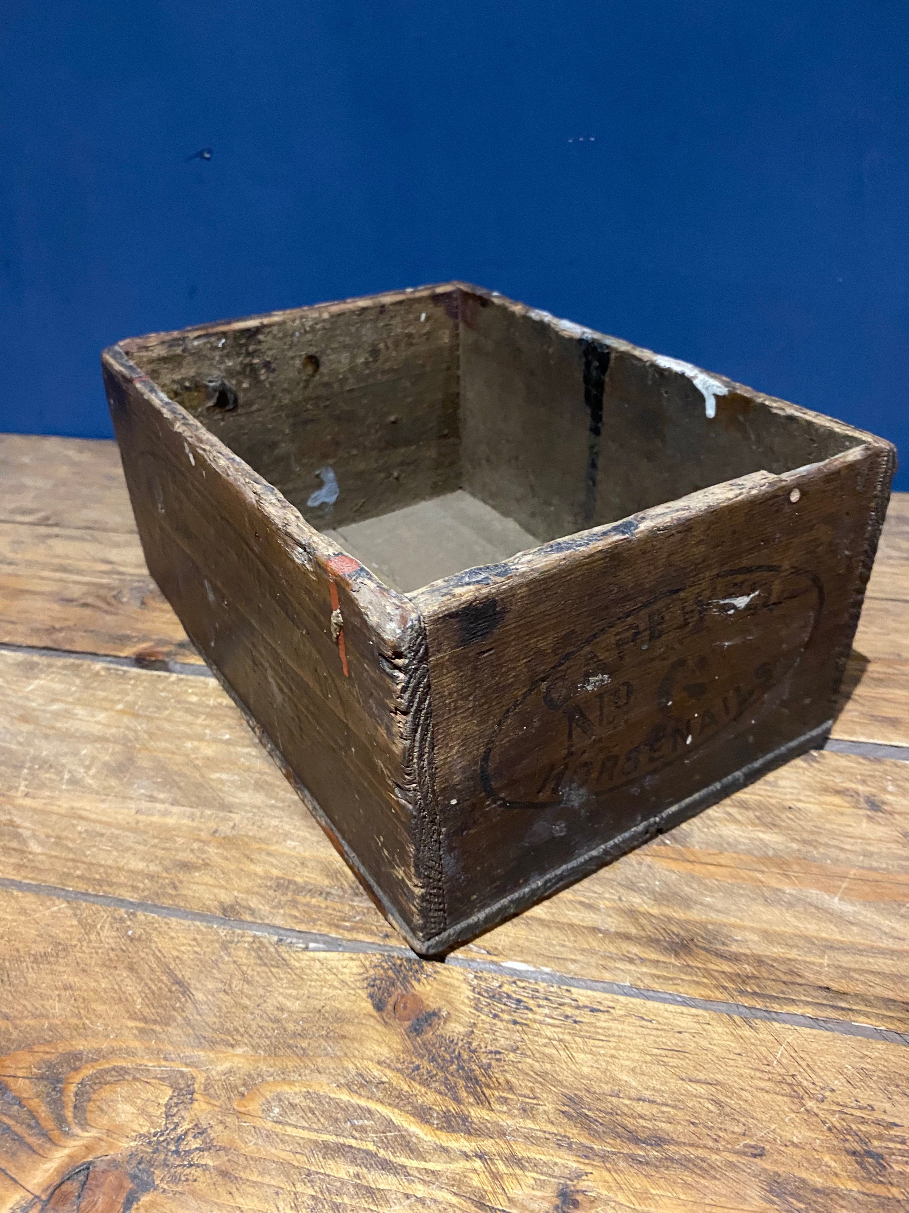 Antique Capewell Horseshoe Nail Crate/ Box
