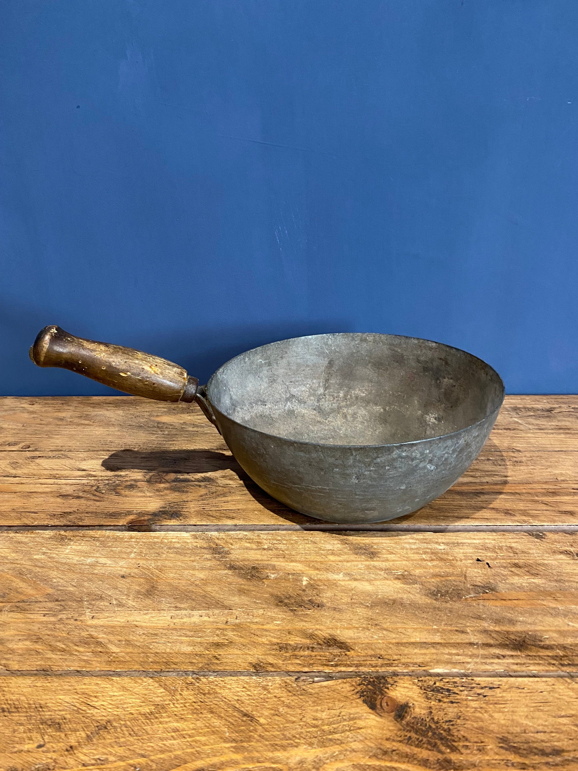 Antique Galvanised Grain Scoop