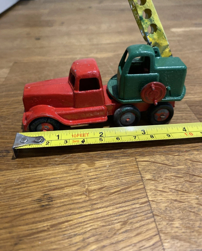 Rare Vintage Crescent Toys Diecast Truck Crane