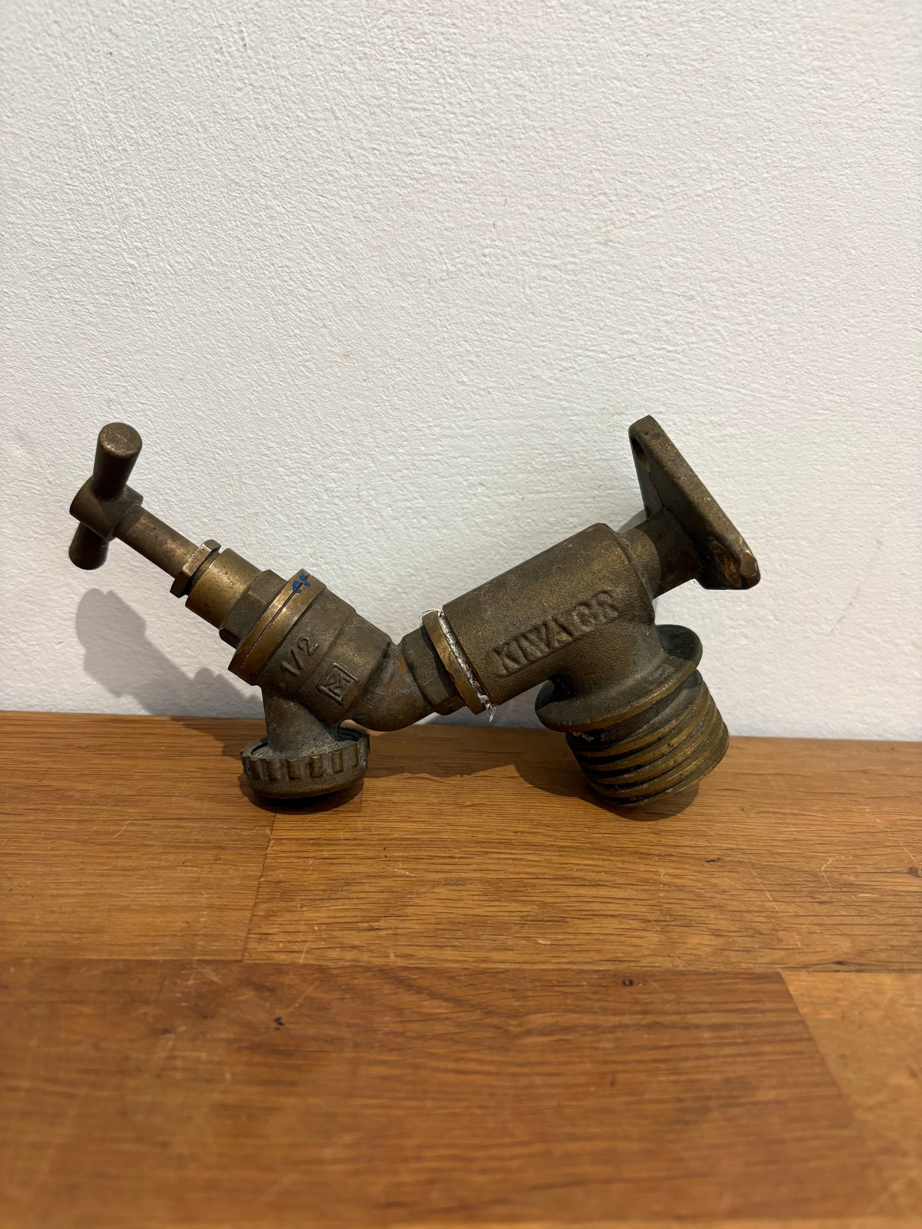 Vintage Brass Plasson Kiwa Tap , Garden Tap , Indoor Sink Tap , Free UK postage