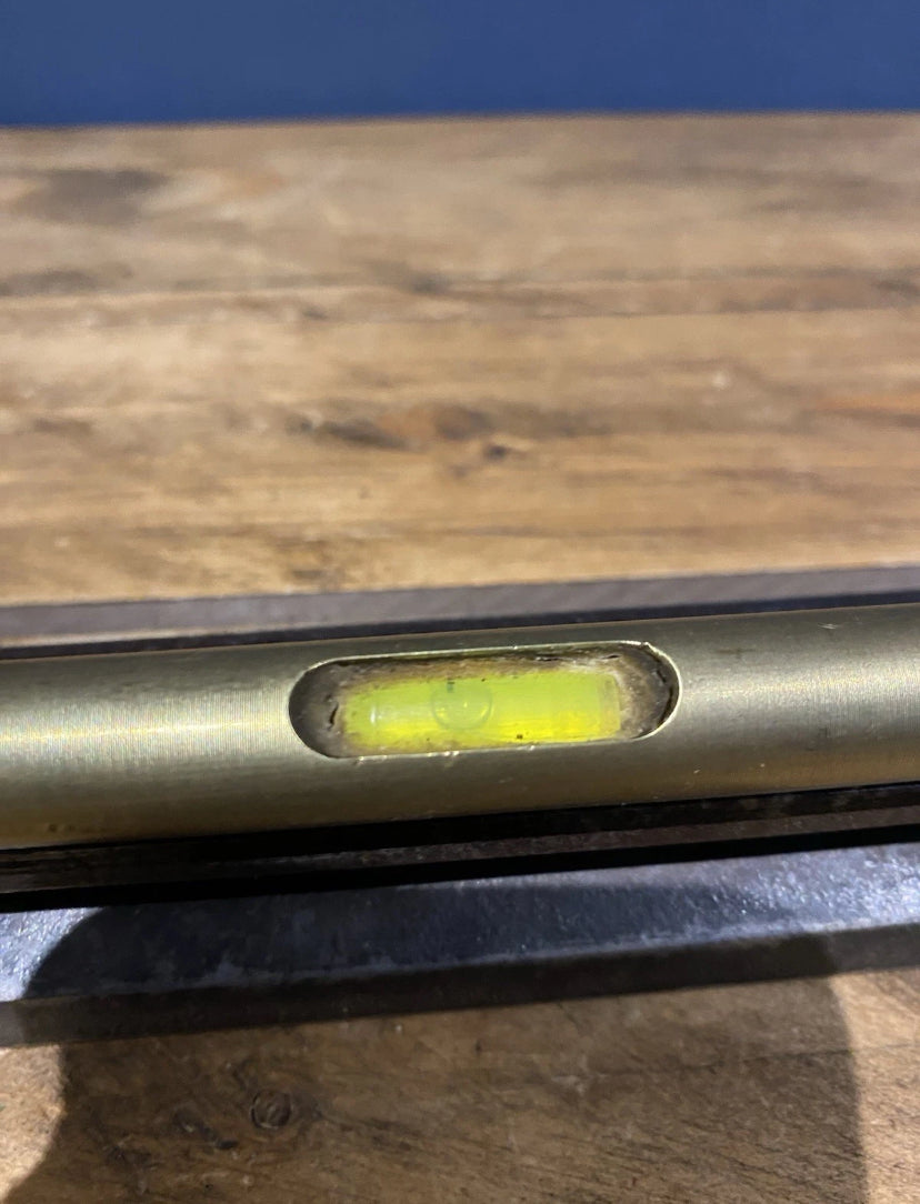 Antique Brass And Cast Machine Level, Spirit Level