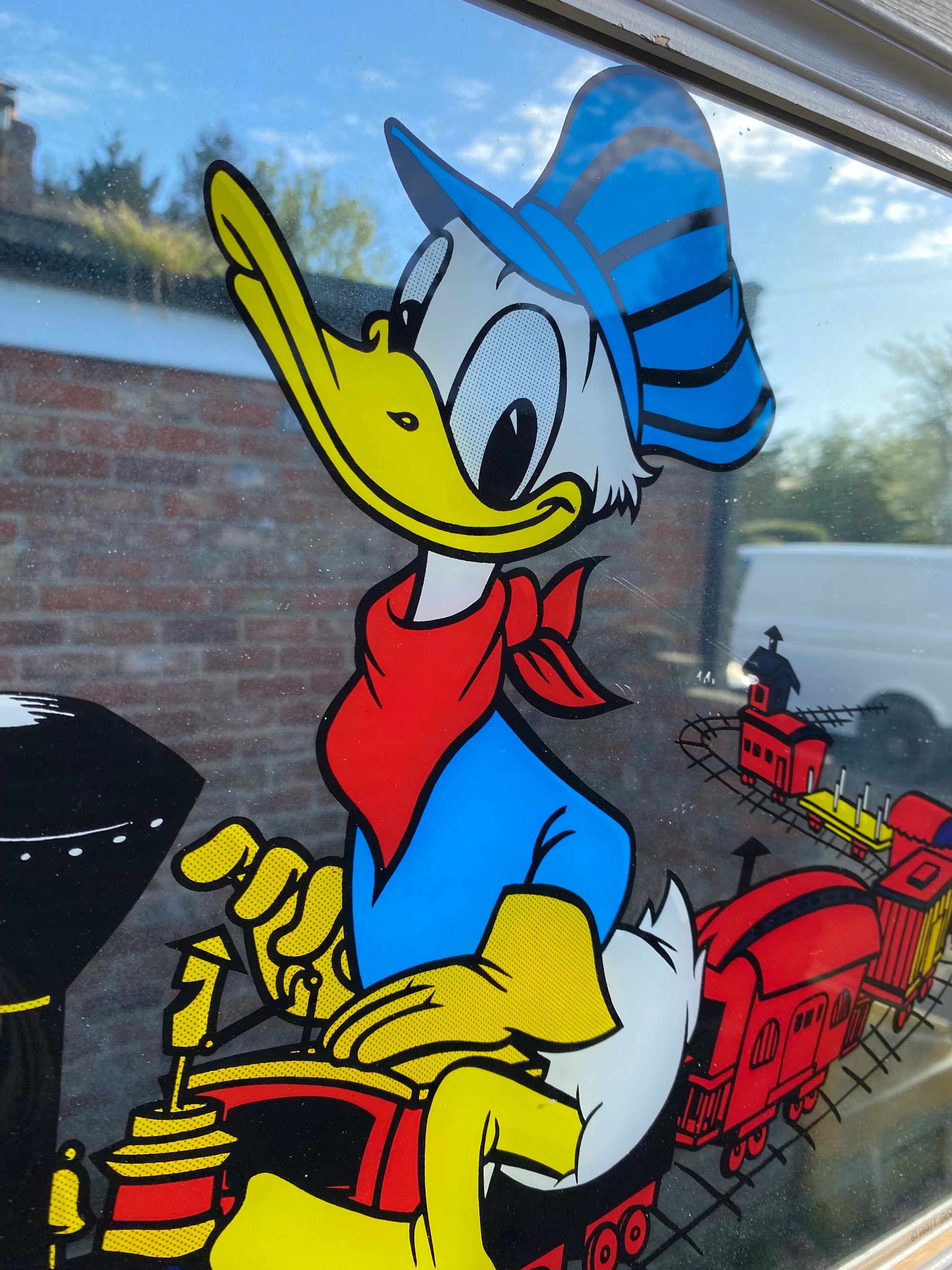 Original Vintage Walt Disney Donald Duck Mirror.