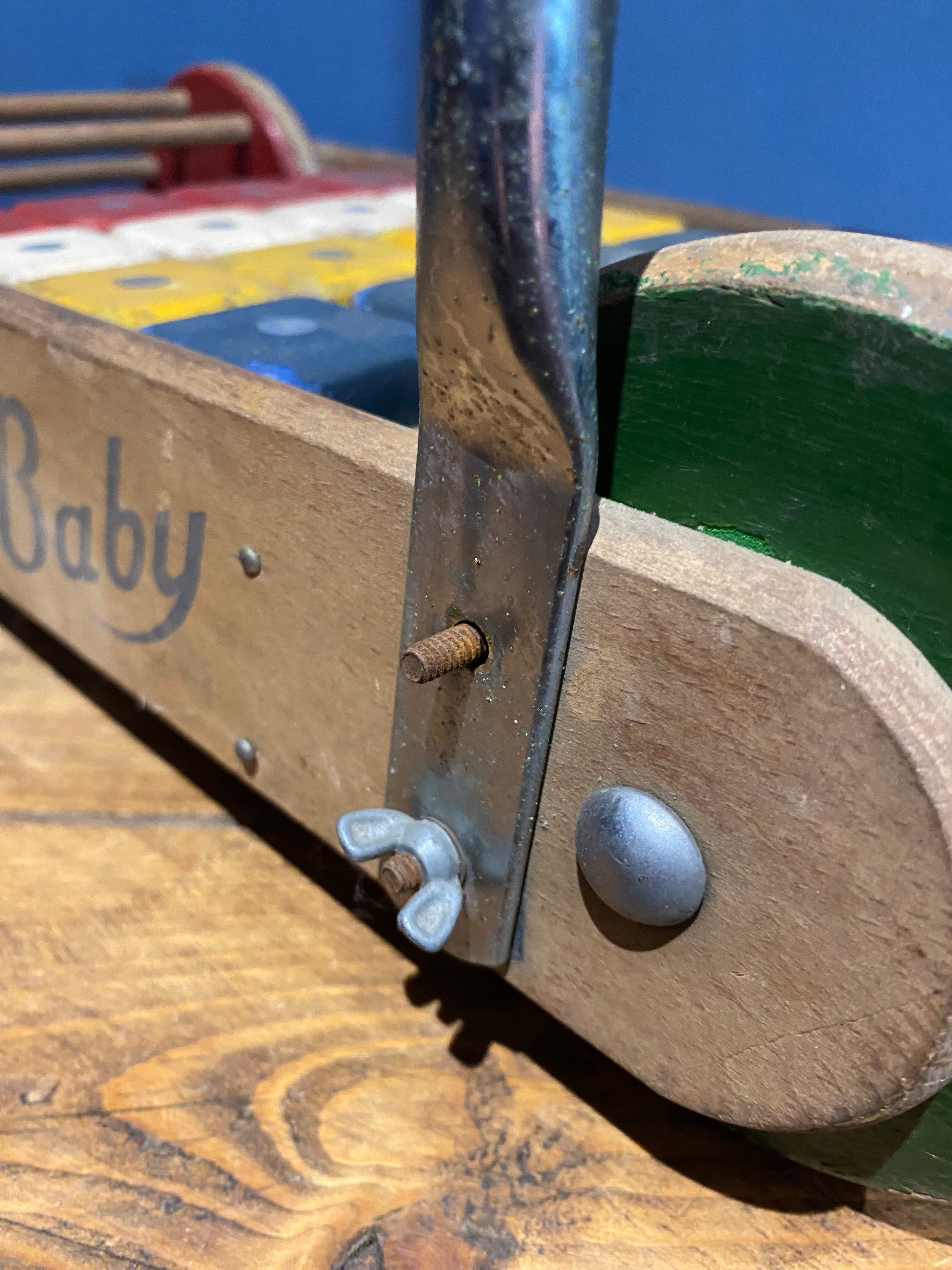 Vintage Tri-ang Busy Baby , Baby Walker, Rare Design.
