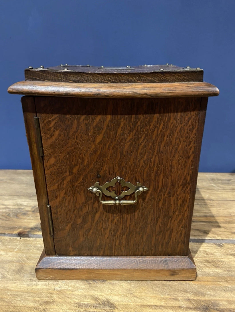 Beautiful Antique Smokers Cabinet , Some Slight Issues