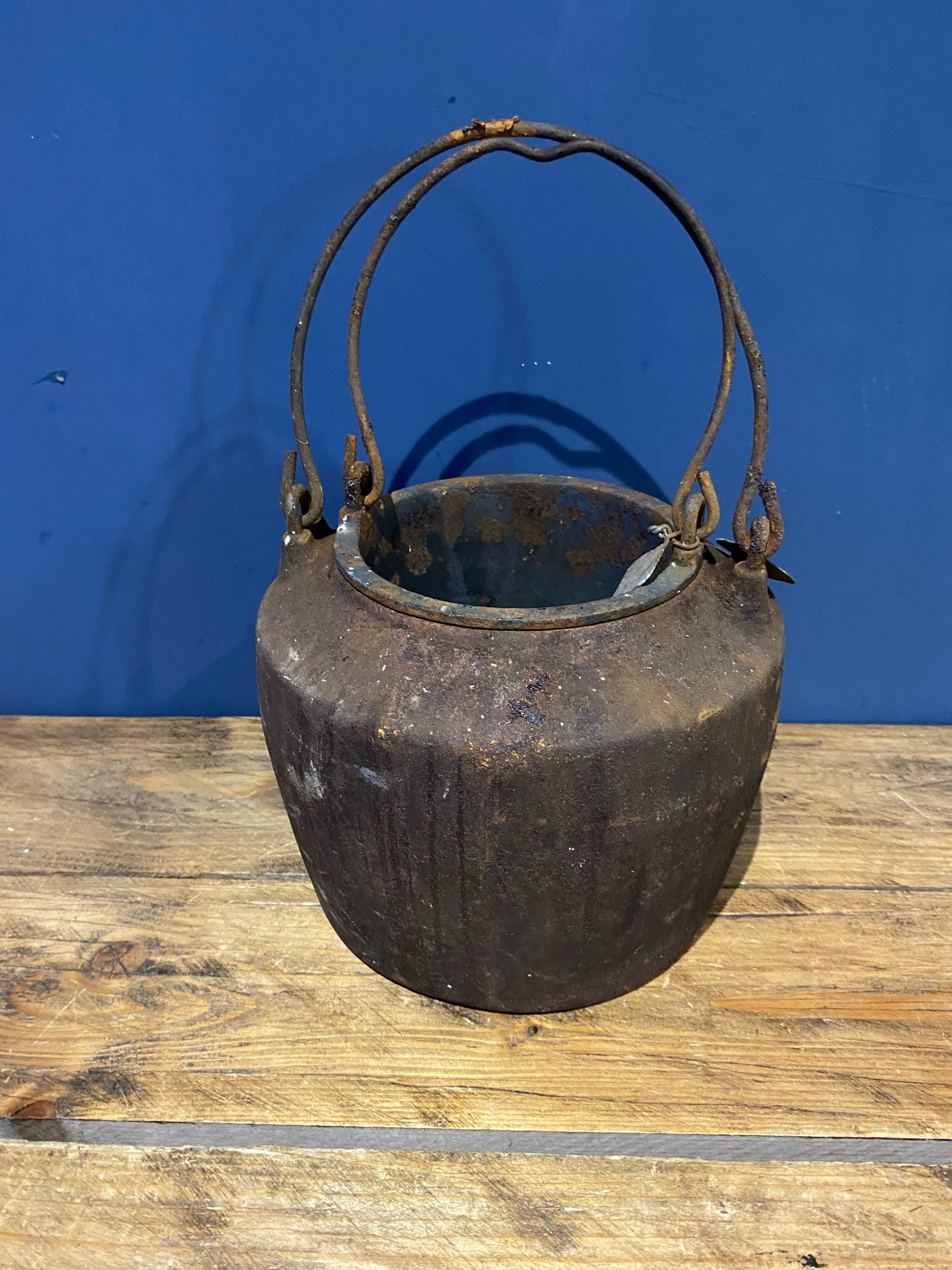 Antique/ Vintage Kenrick 2 Pint Glue Pot , As Found