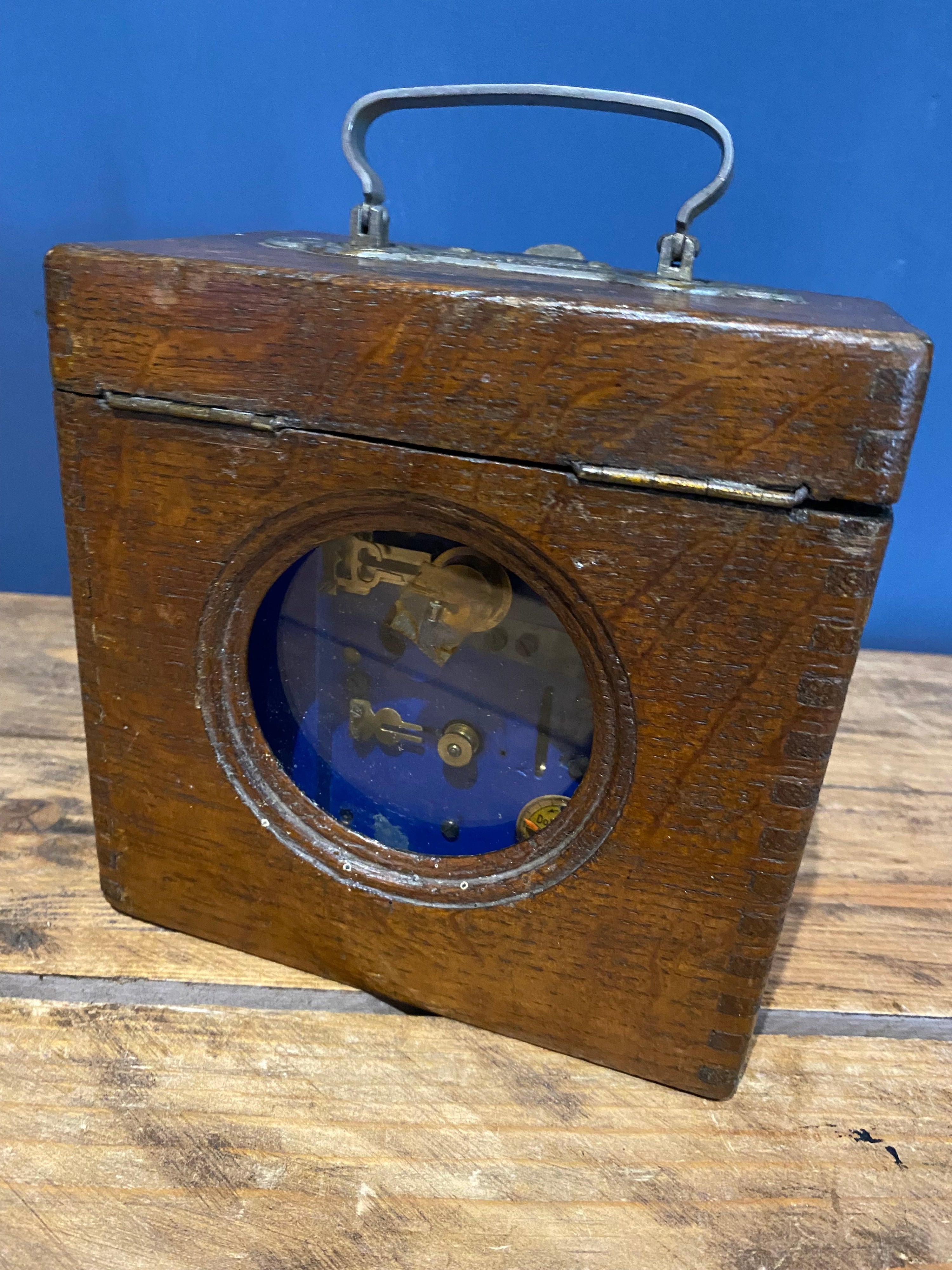 Antique Belgica Pigeon Racing Clock