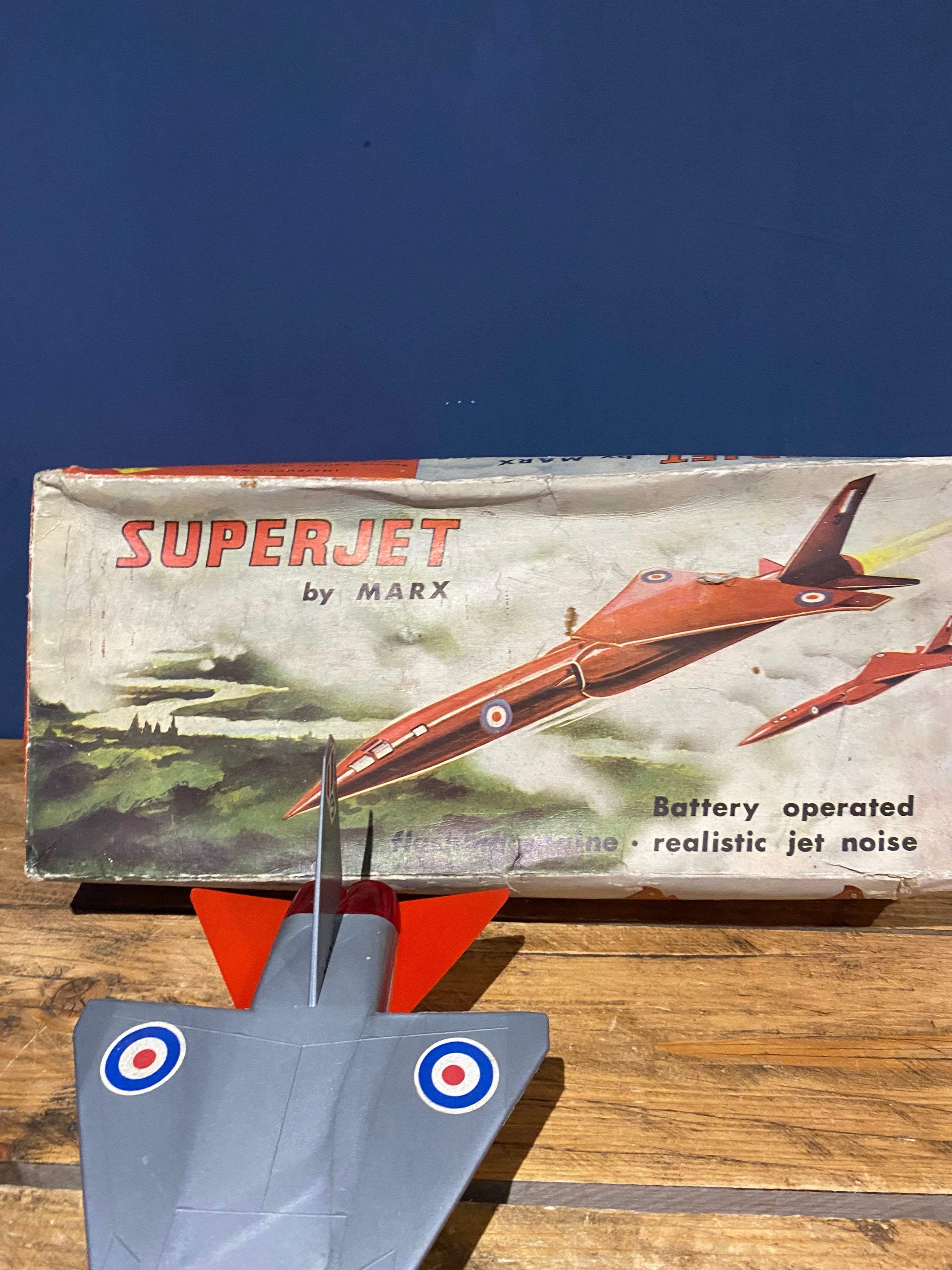 Vintage Marx Superjet, Rare Not Working