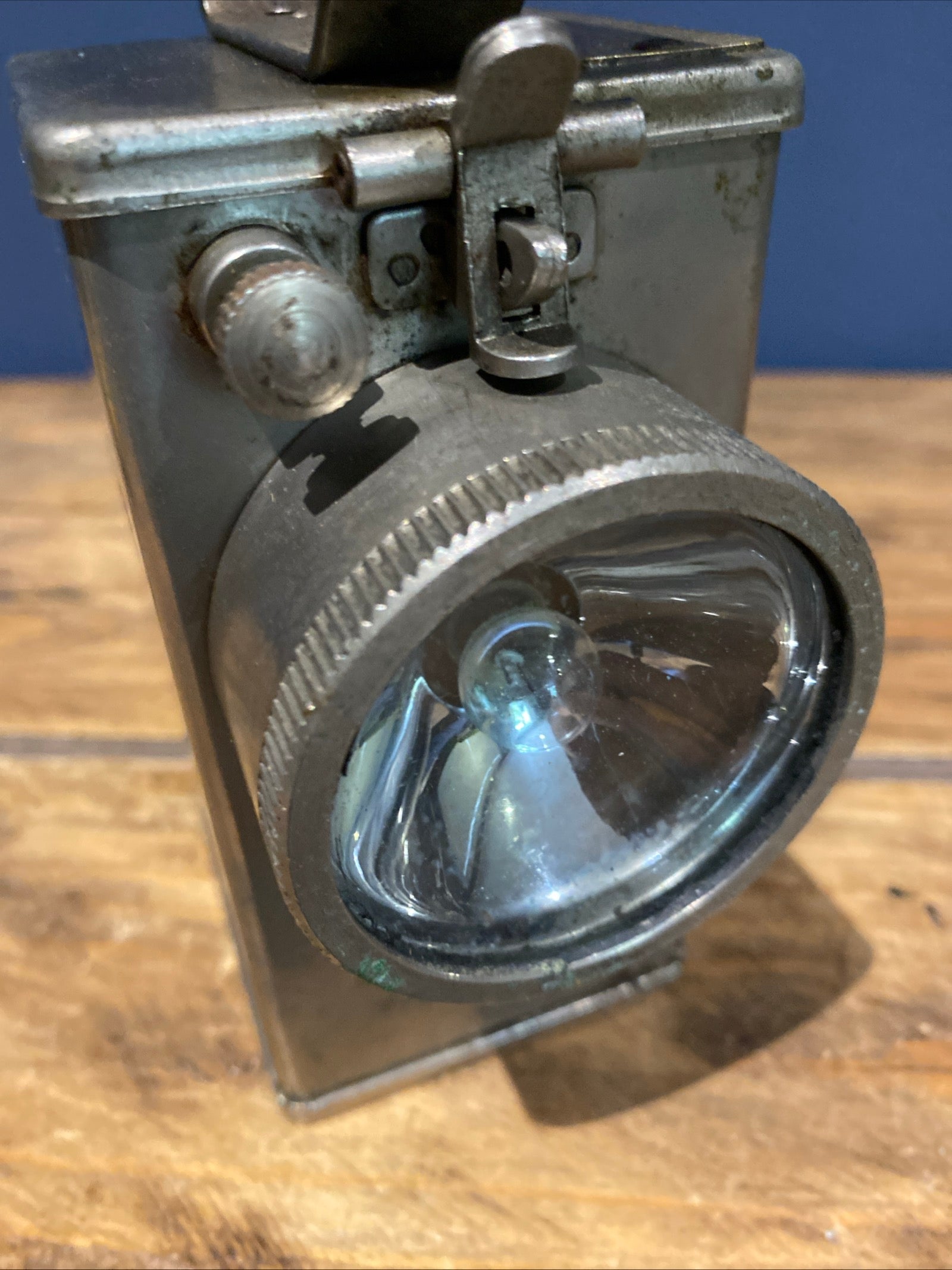 Vintage Battery Miners Lamp Nife , NH10A