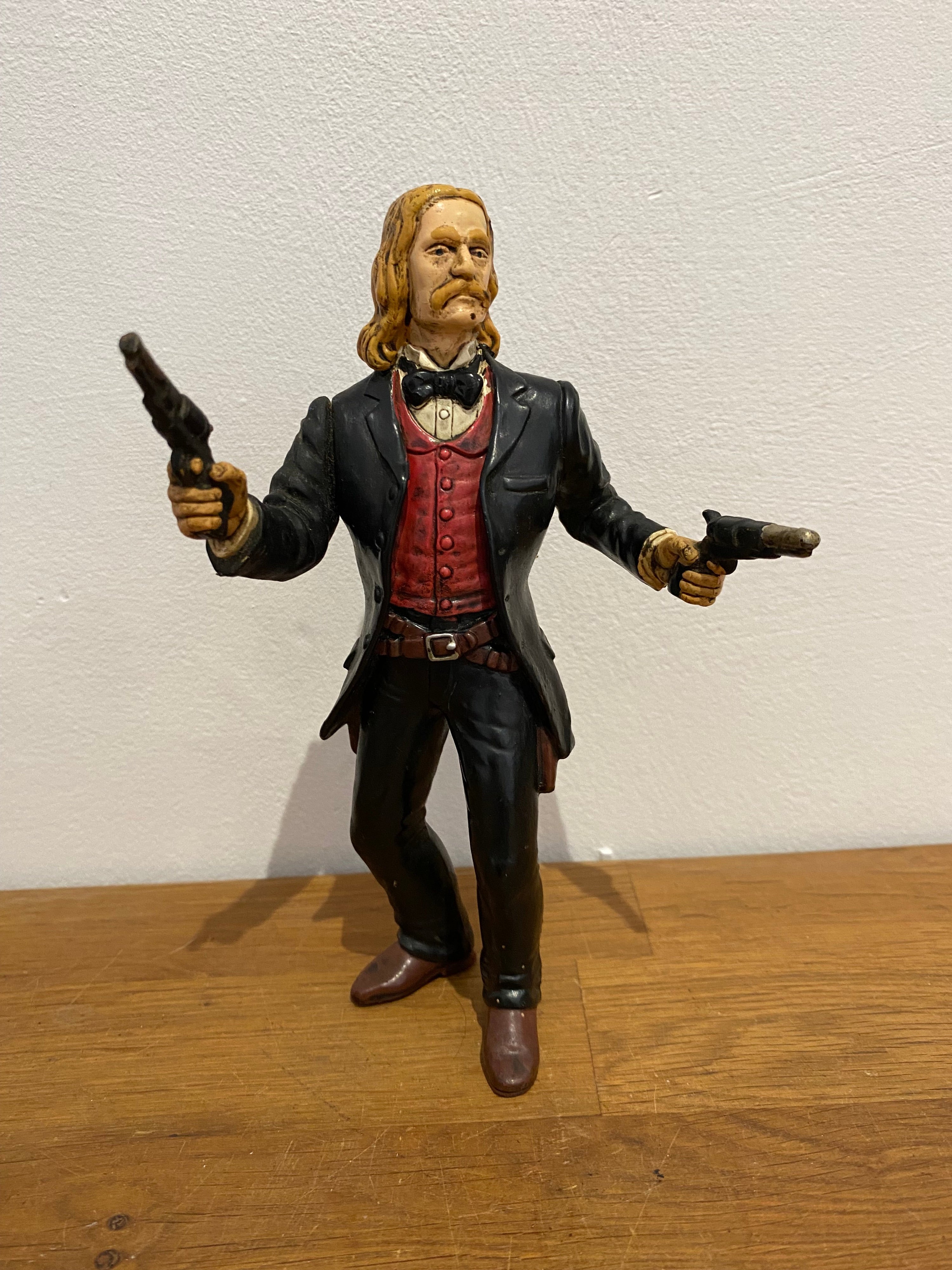 Vintage Comansi Wild West Series Wild Bill Hickok 7inch Plastic Figure