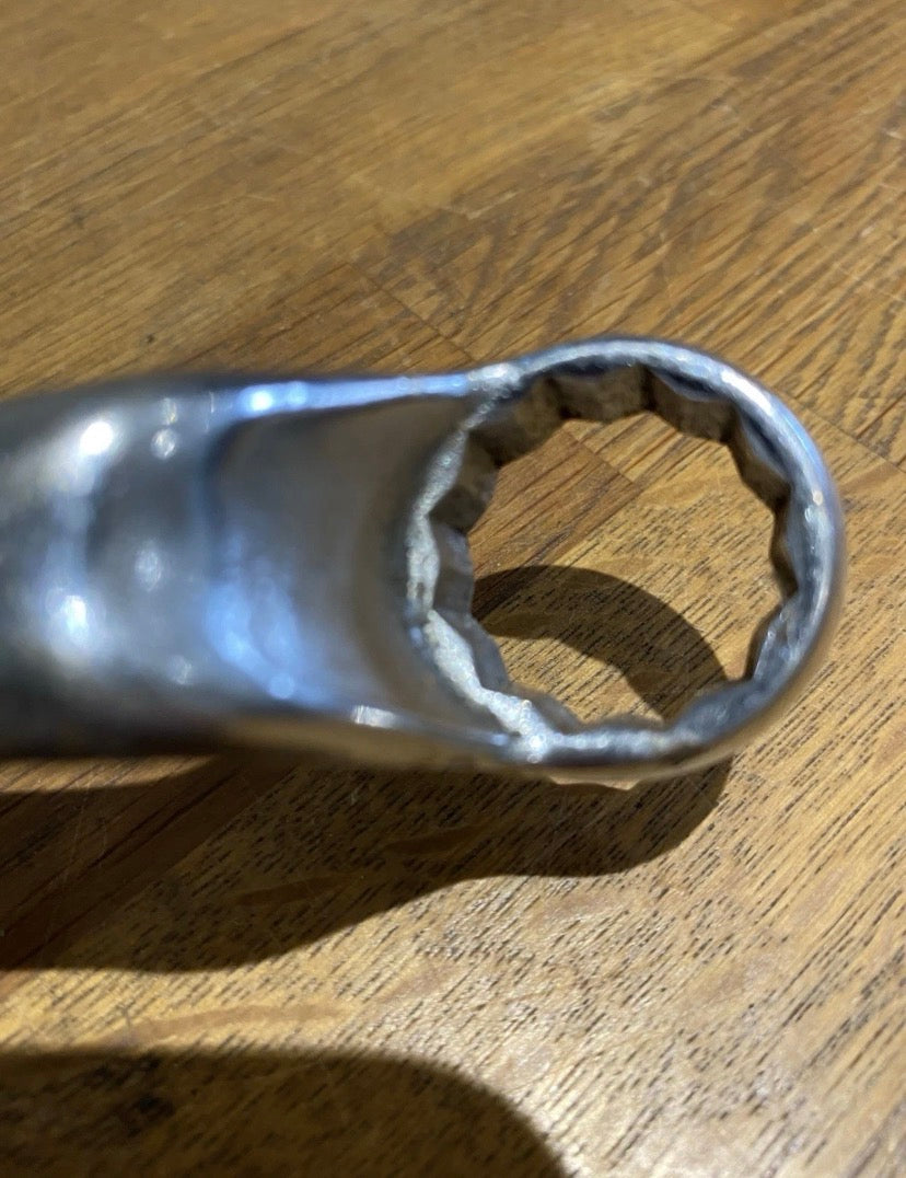 Vintage King Dick Ring Spanner. RSA226, 13/16 Af + 7/8 Af