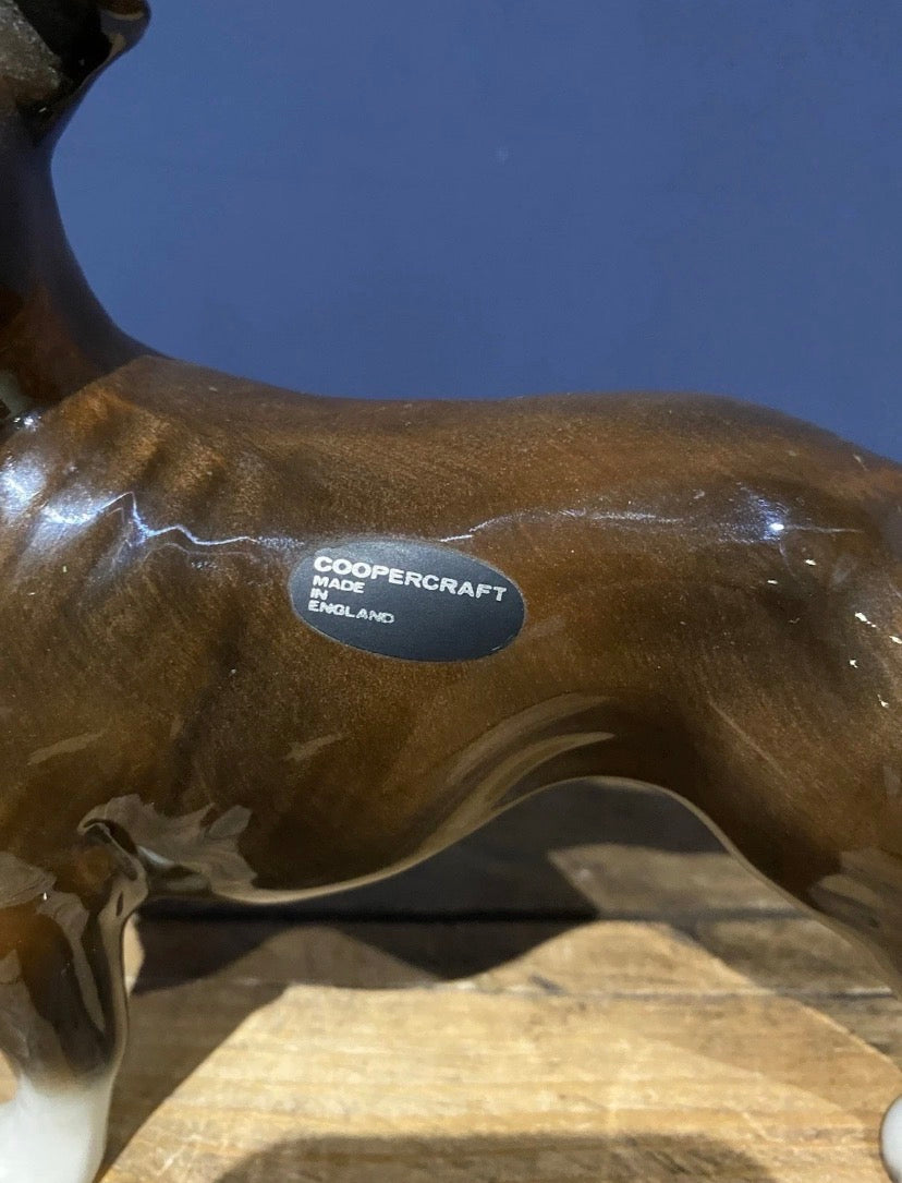 Vintage Coopercraft Staffordshire Bull Terrier Figure