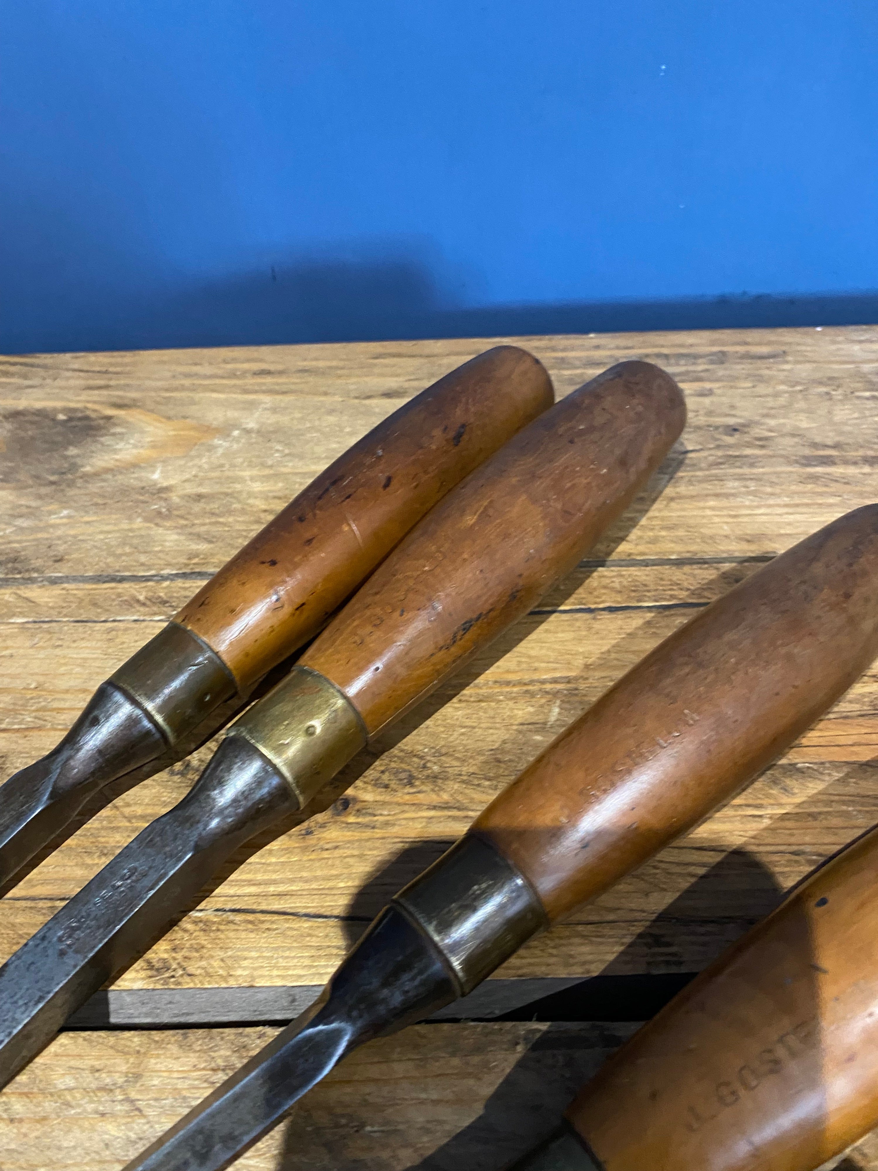 Vintage Nurse & Co ‘Invicta’ Chisels X 6, Nice Collection