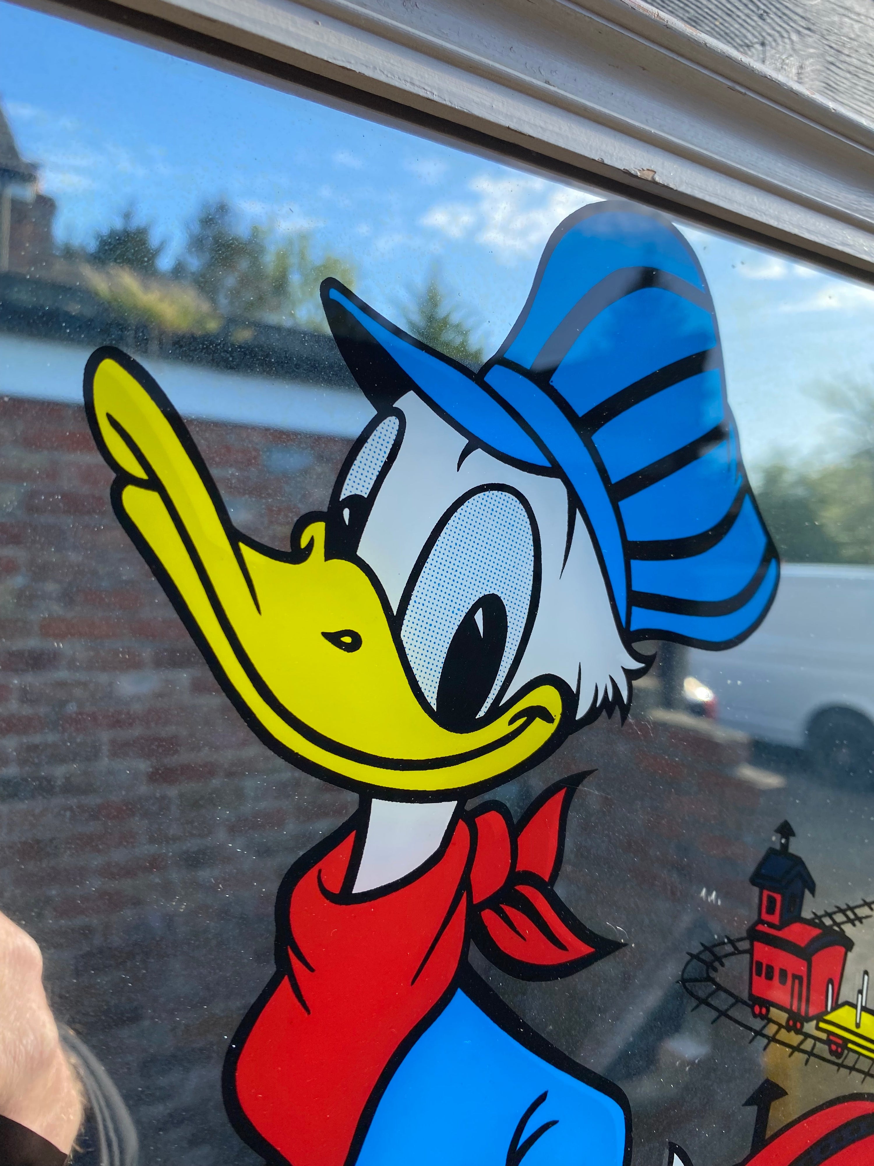 Original Vintage Walt Disney Donald Duck Mirror.