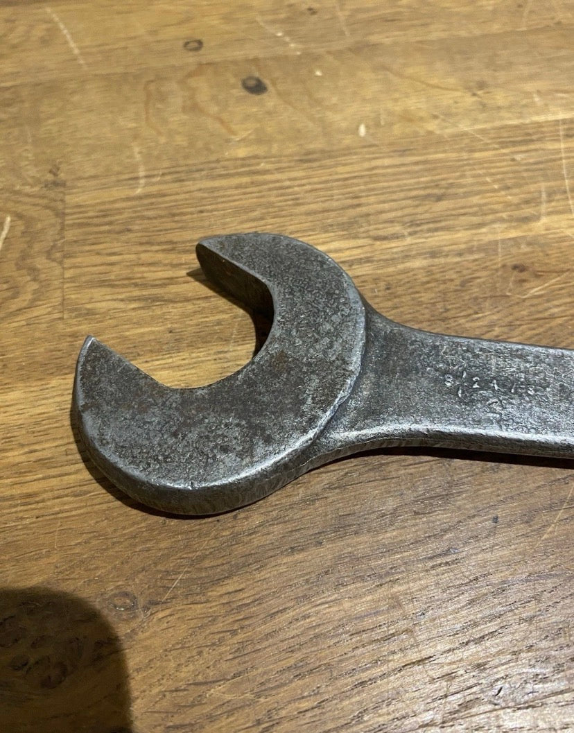 Vintage 1944 Snail Brand Spanner, 3/4 Bsw, 7/8 Bsf + 5/8 Bsw, 11/16 Bsf.