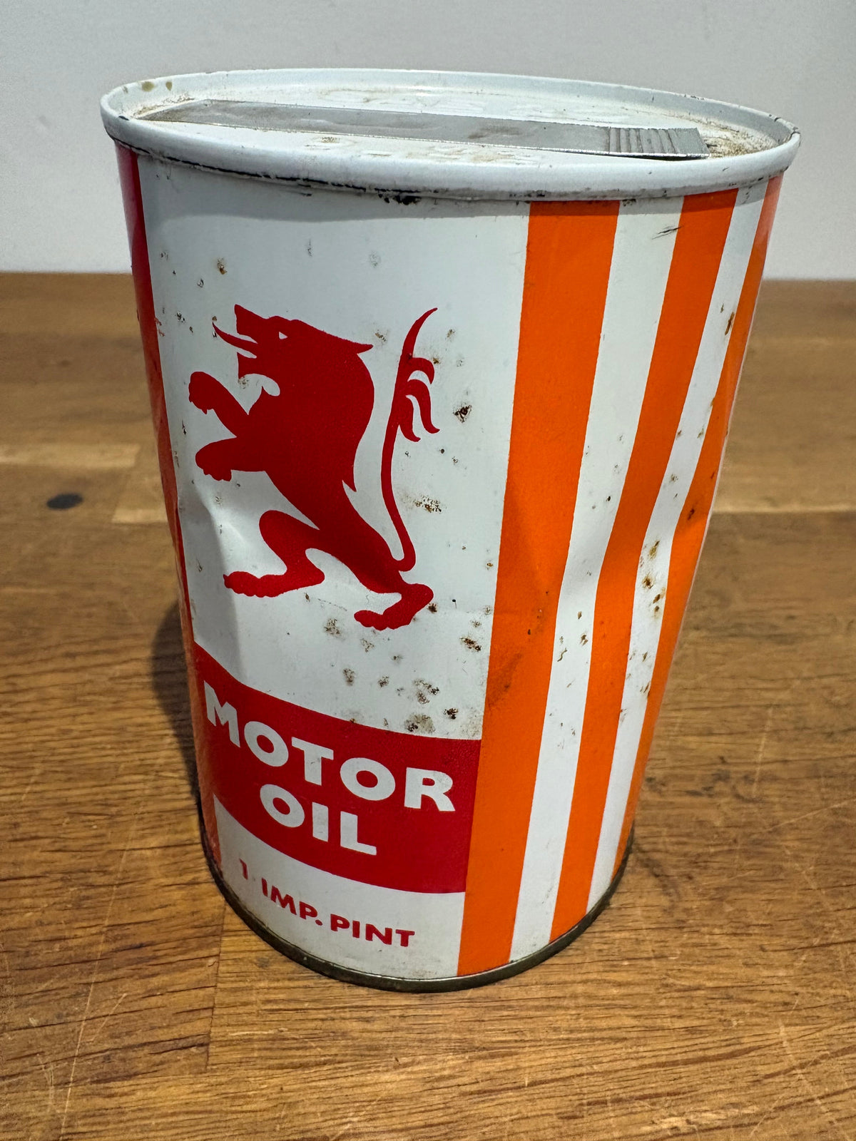 Vintage Trolene Motor Oil , 1 Pint Can With Contents. Rare