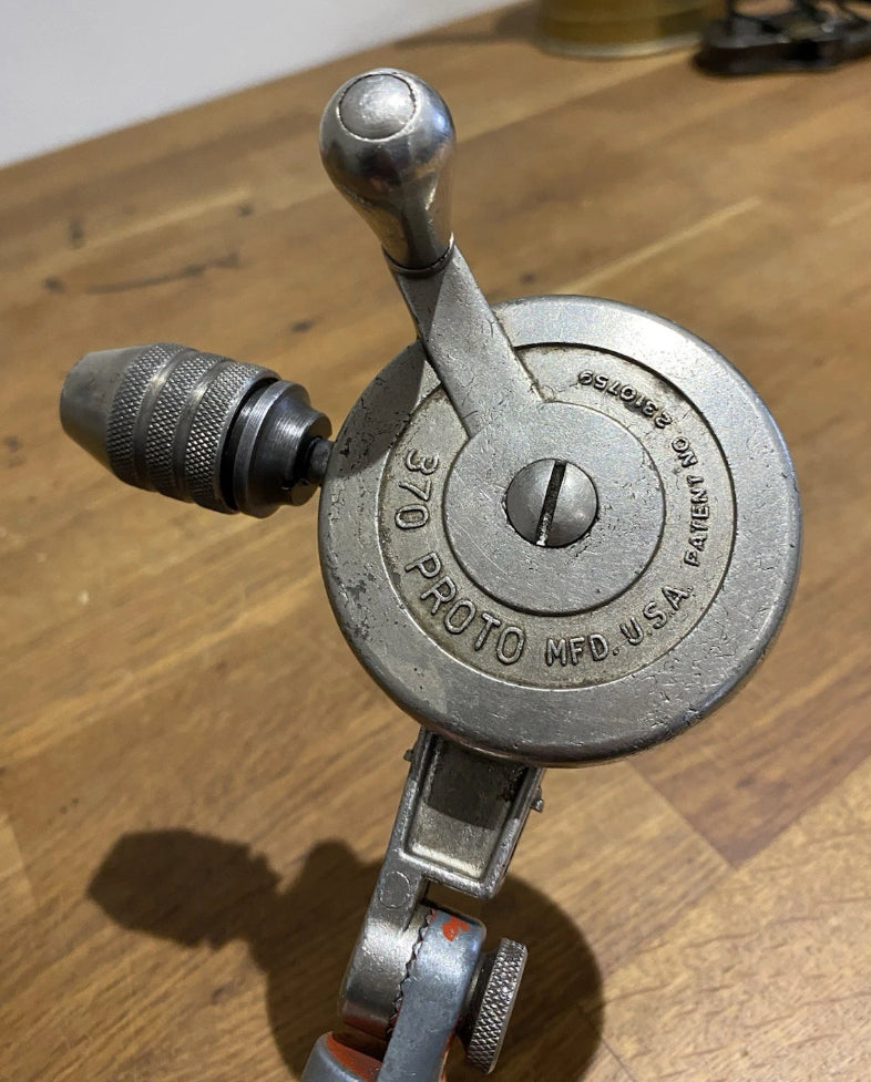 Vintage Proto 370 , All Angle Hand Drill , USA, Rare