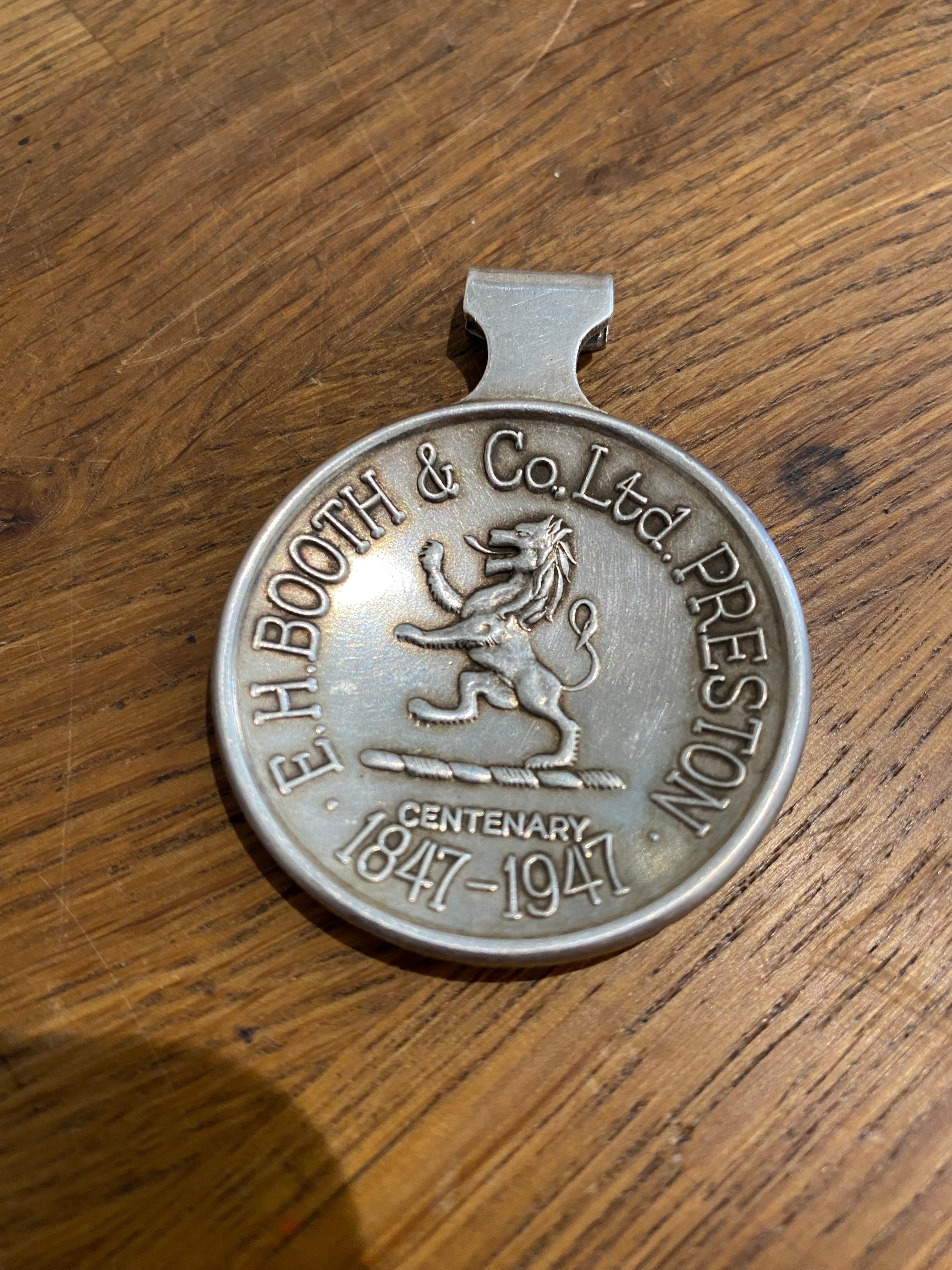 Vintage E H Booth & Co. Ltd of Preston Centenary Caddy Spoon   1847-1947