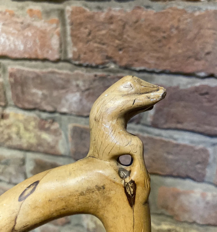 Quirky and Decorative Vintage Carved Monkey Walking Stick | Wilson Fox Antiques Online Store