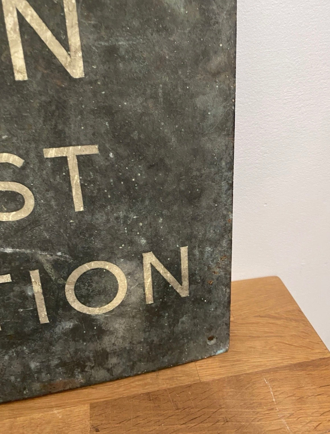 Vintage Lincoln Unionist Association Bronze Sign , As Found Condition