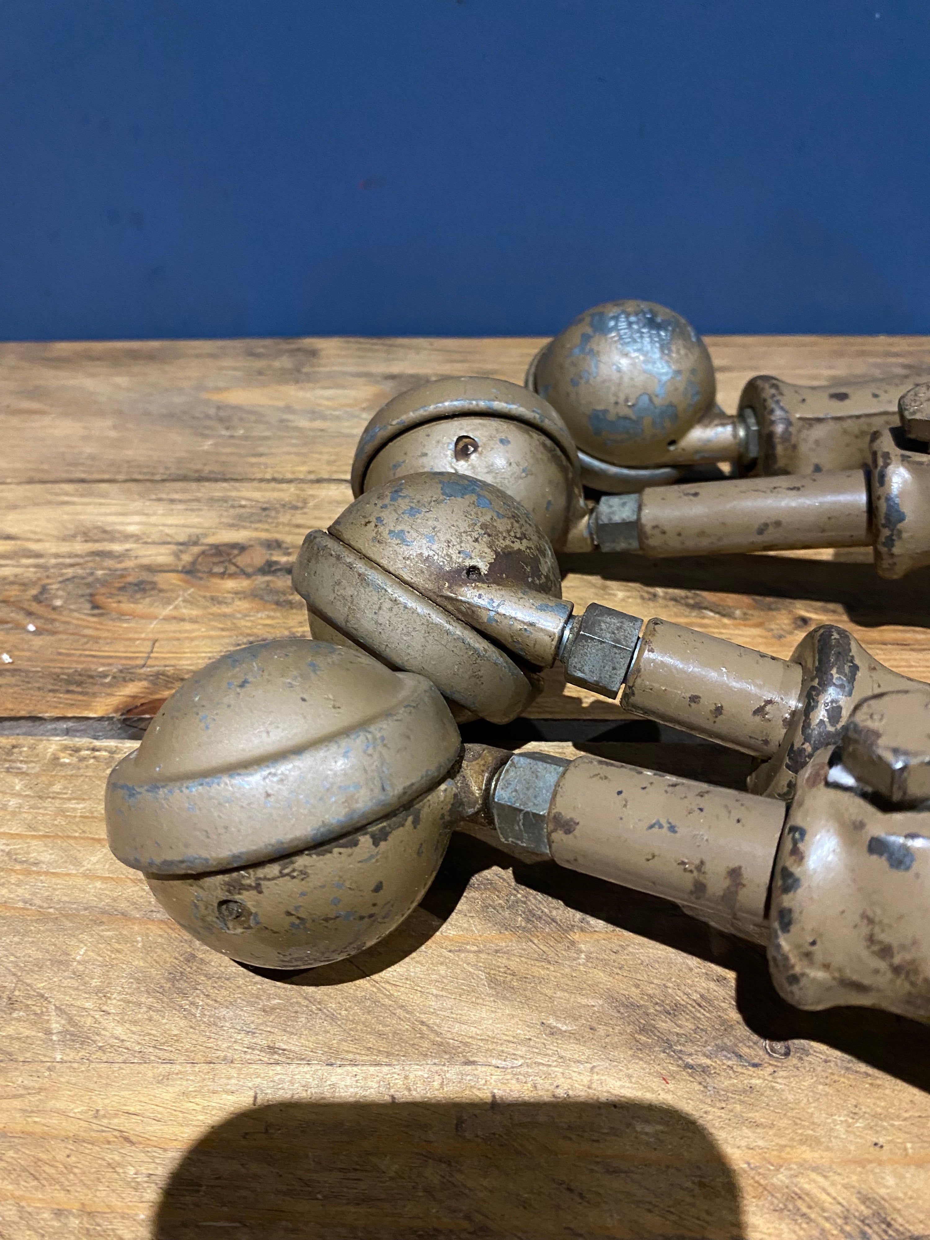 Vintage Kenrick And Sons Adjustable Bed Legs