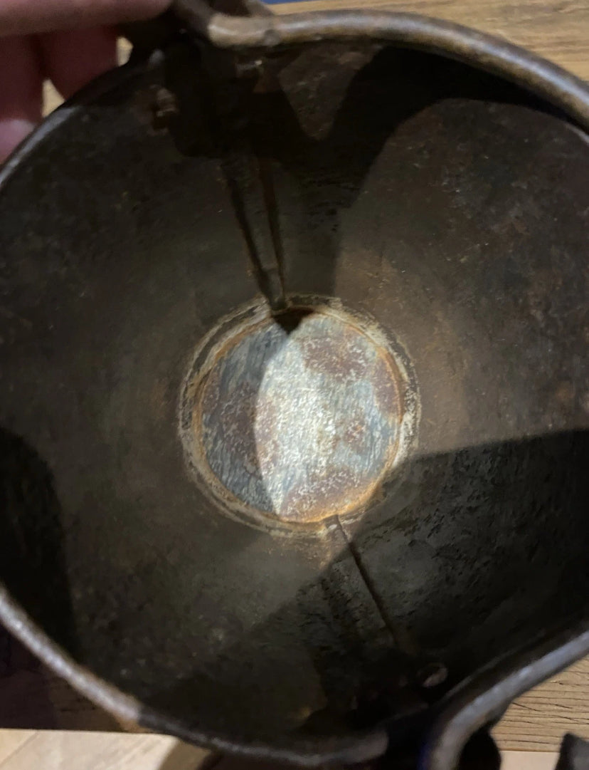 Vintage Small Galvanised/ Steel Buckets / Flower Buckets , Plenty Of Patina X3