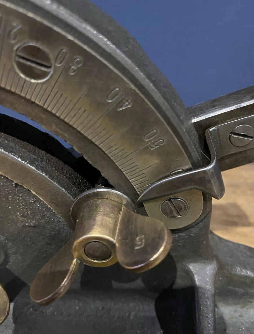 Vintage Machine Top Protractor, Lathe Etc