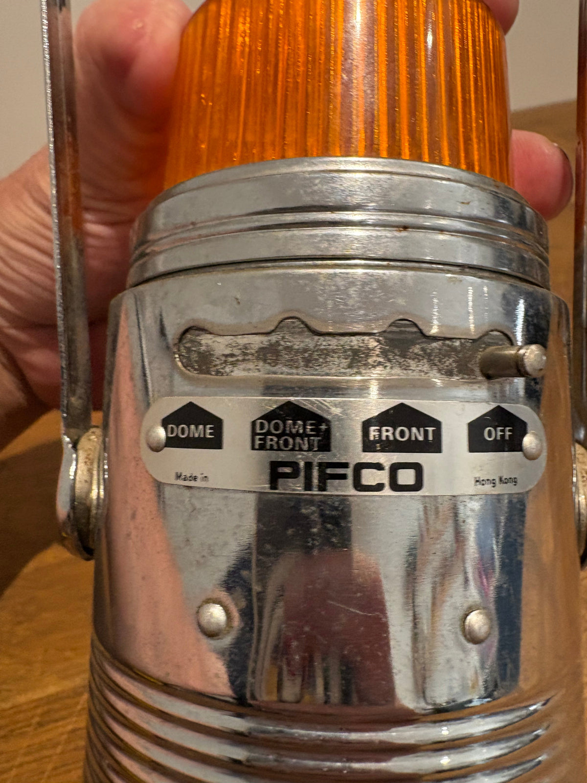 Pair Of Vintage Pifco Motoring Lamps / Torches / Camping Lamps