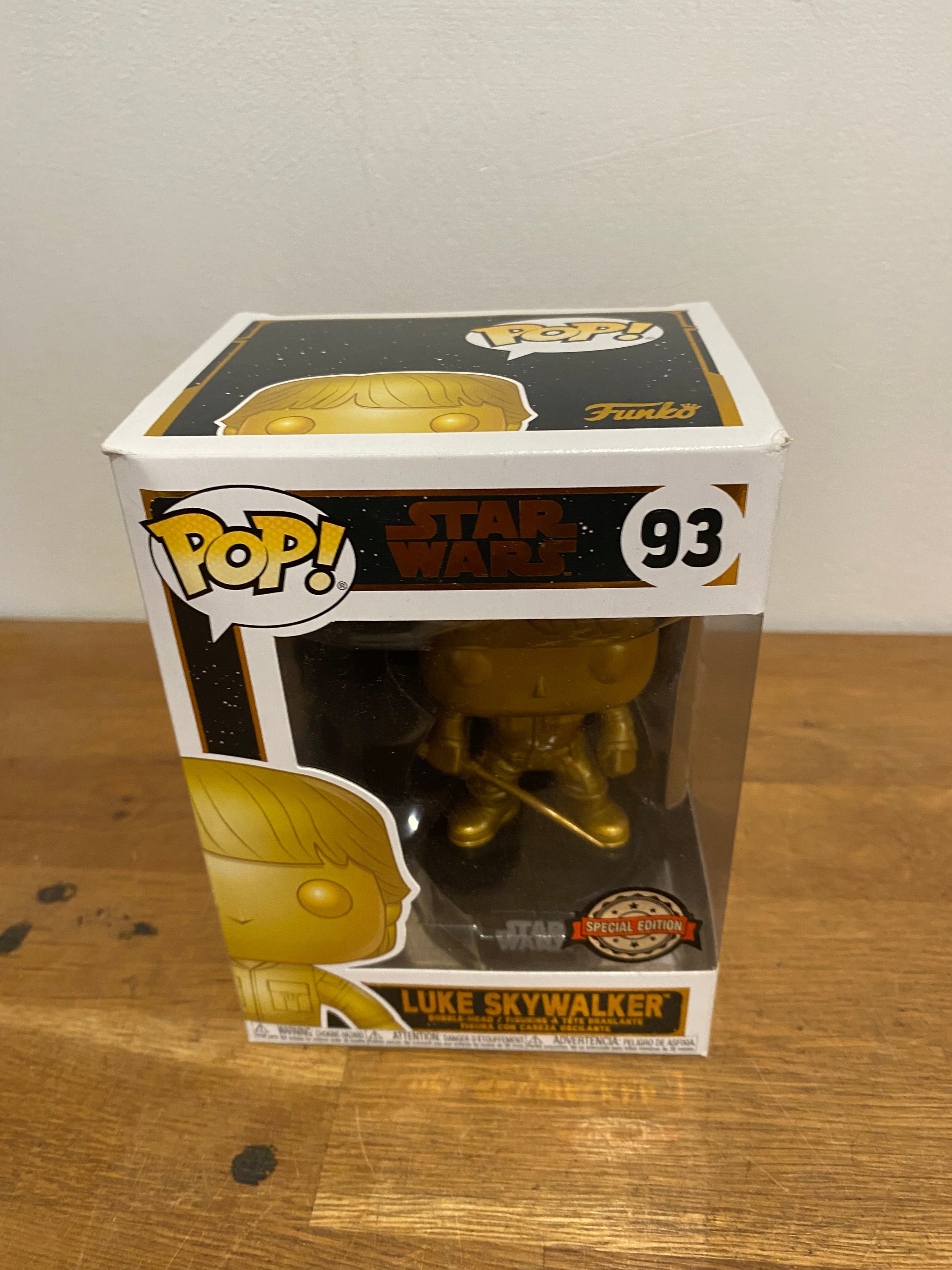 Funko Pop Star Wars Special Edition Luke Skywalker #93 Bobble Head