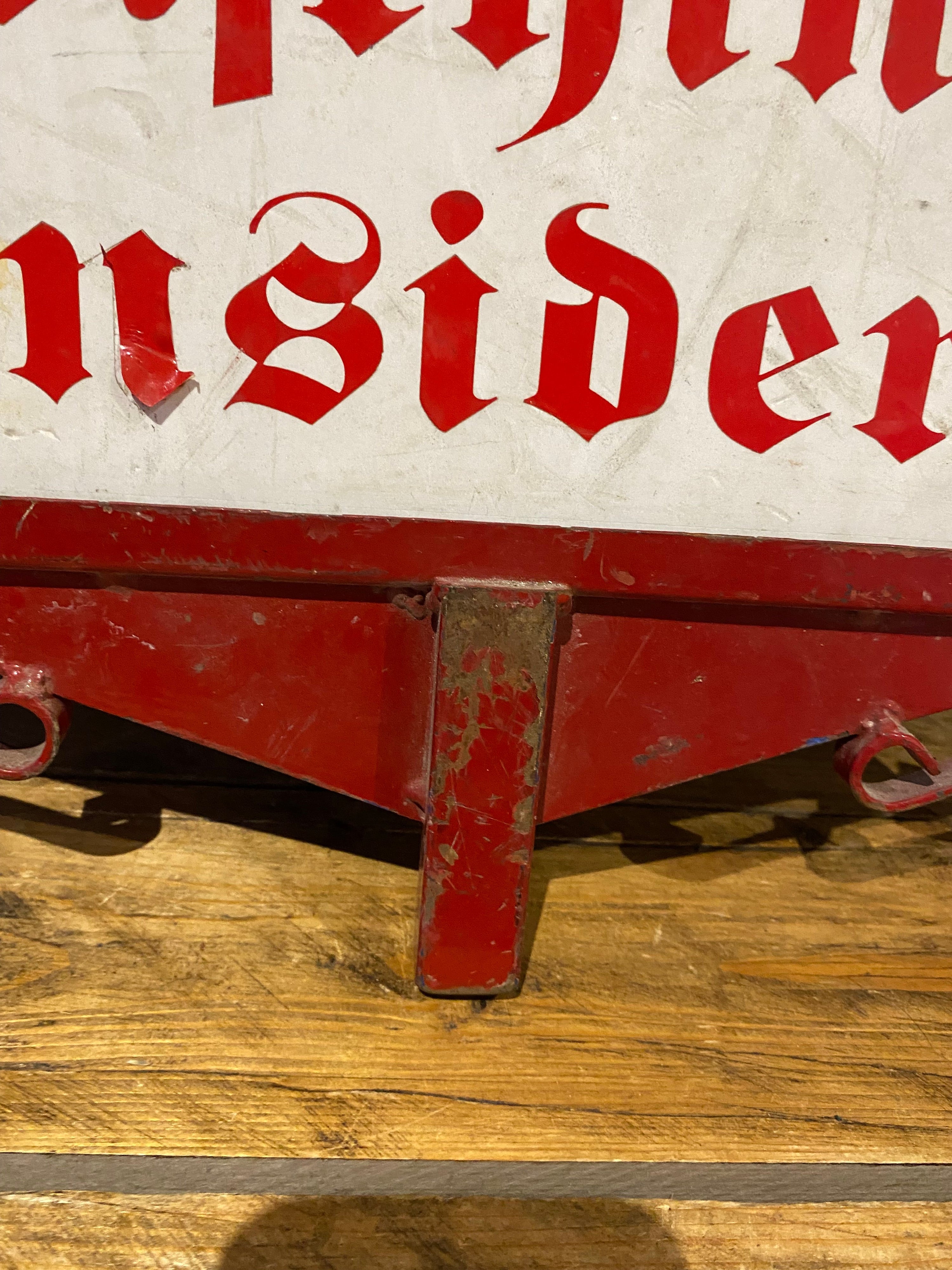 Vintage advertising sign / shop sign