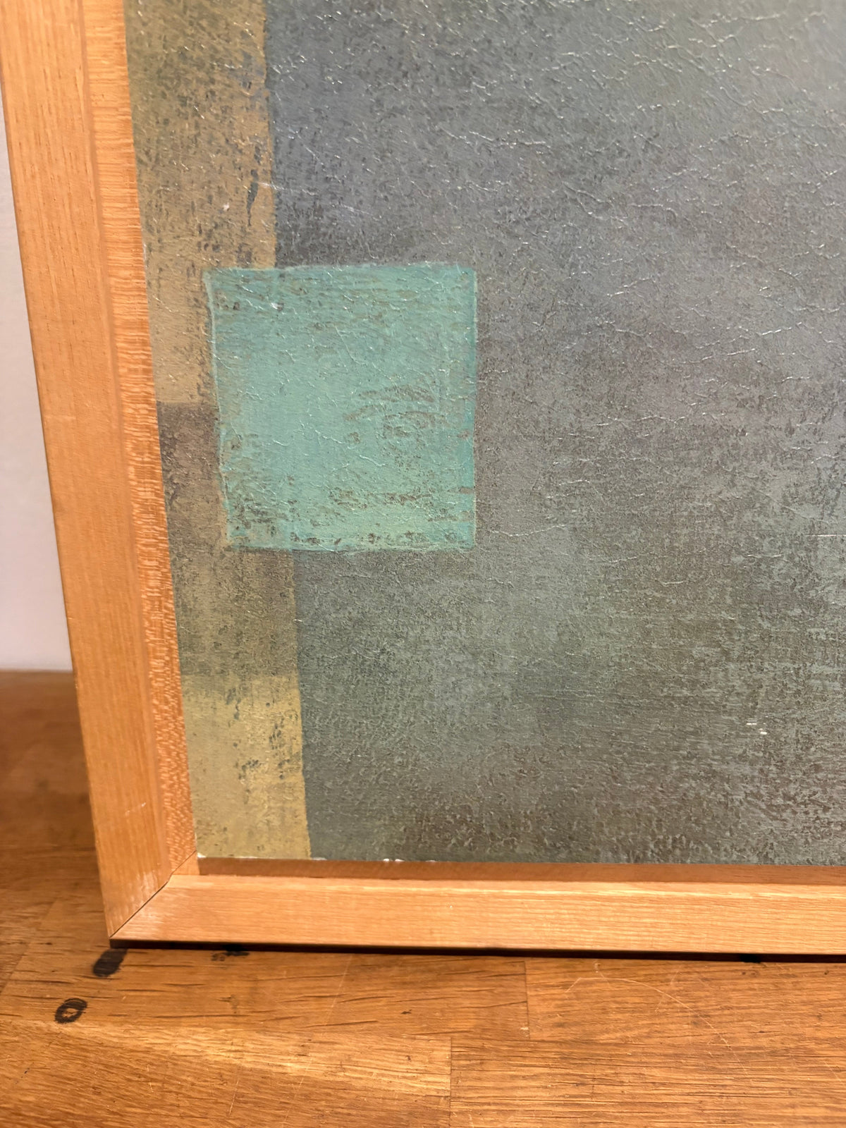 Large Frank Jensen Framed Print On Board. Jensen No19 Box II , 19.5 In X 22.5 In