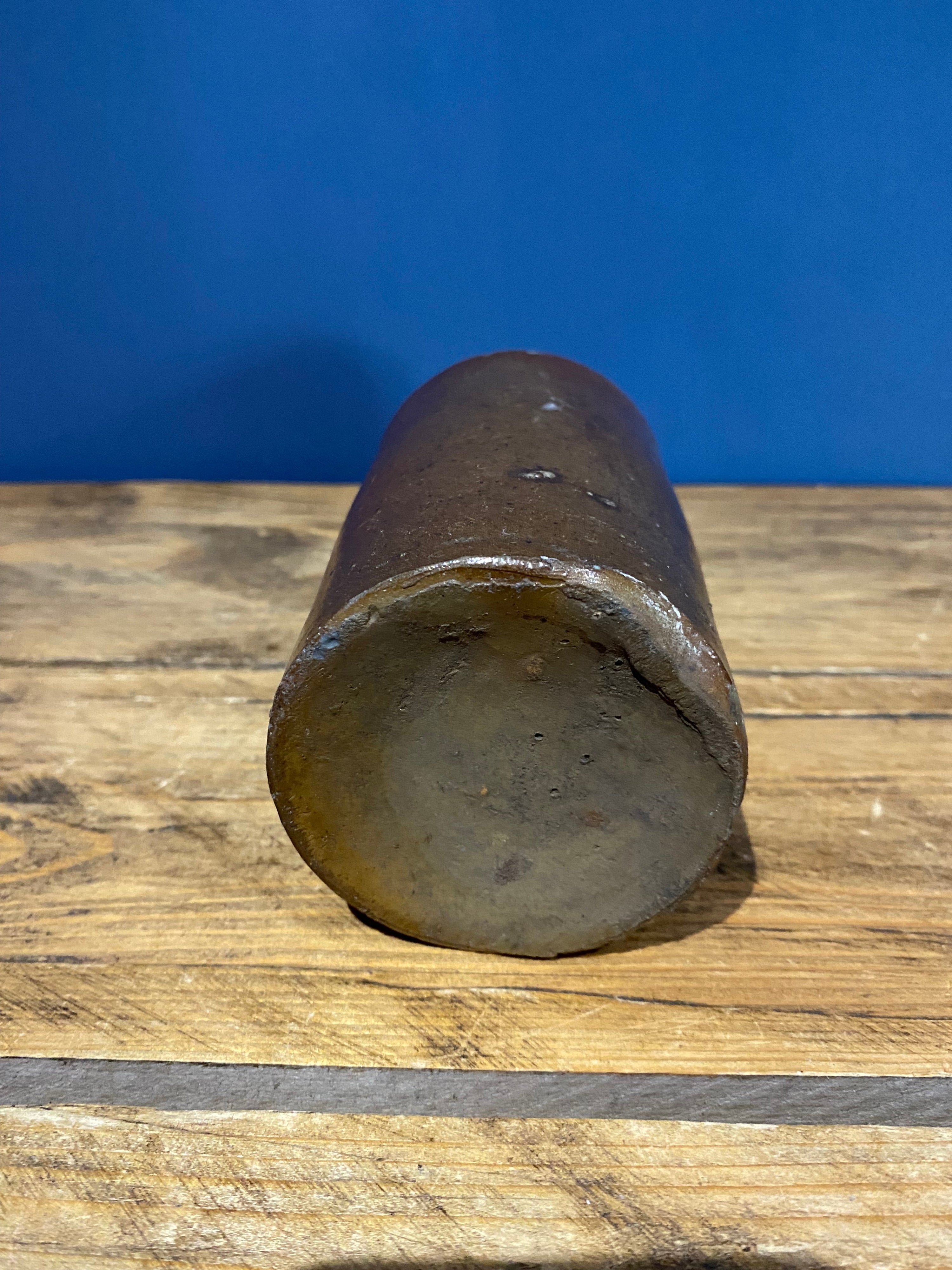 Vintage Stoneware Salt Glazed Ink Bottle