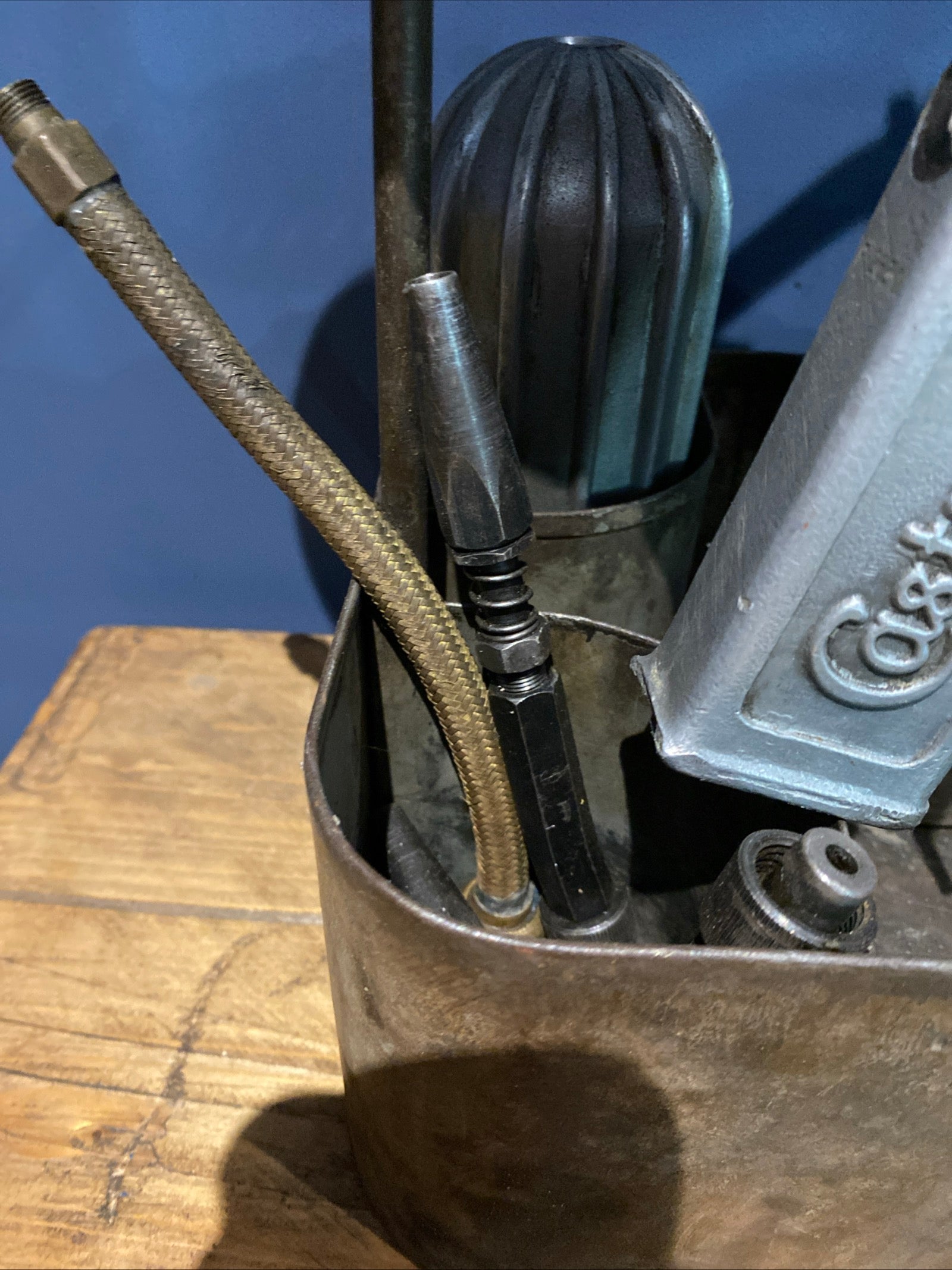 Vintage Castrol F2639 Grease Gun , With Carry Case And Spares , RARE