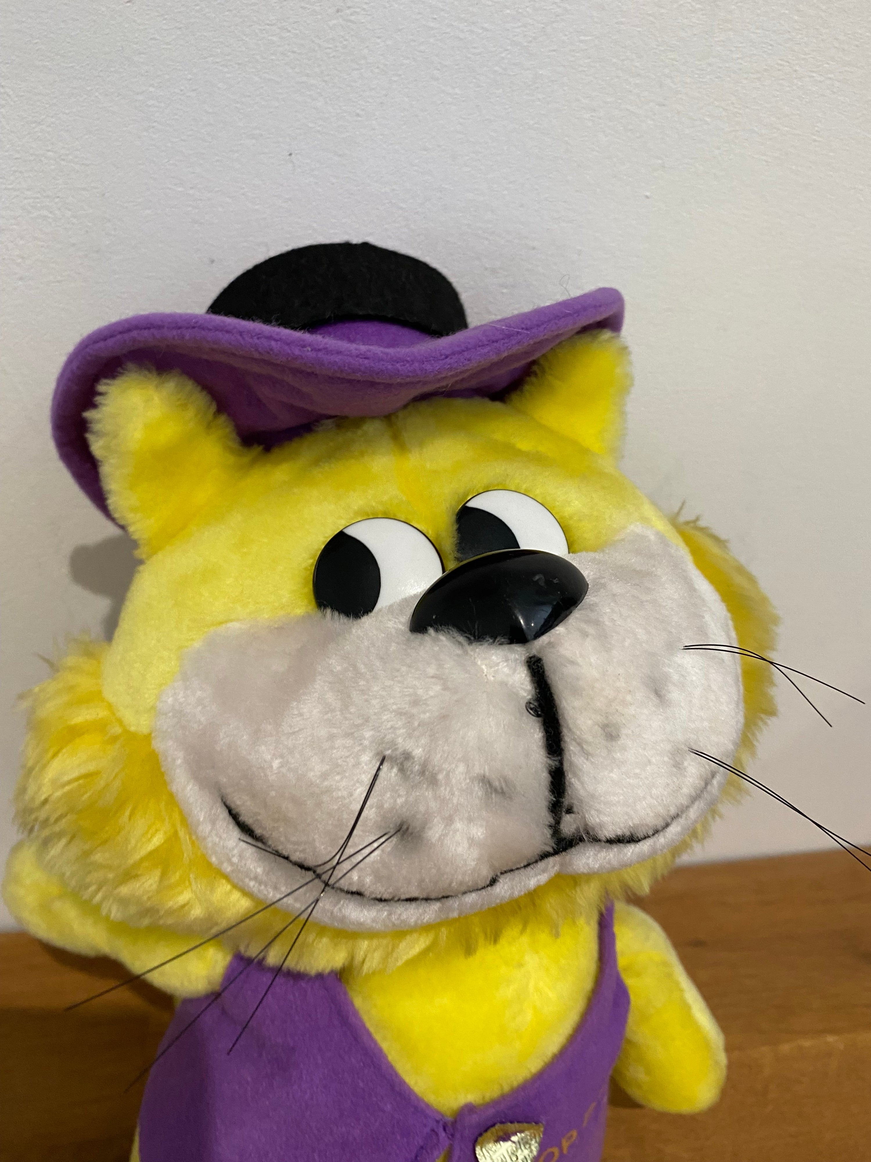 Vintage 1990 Top Cat Cuddly Toy , Hanna Barbera, Plush