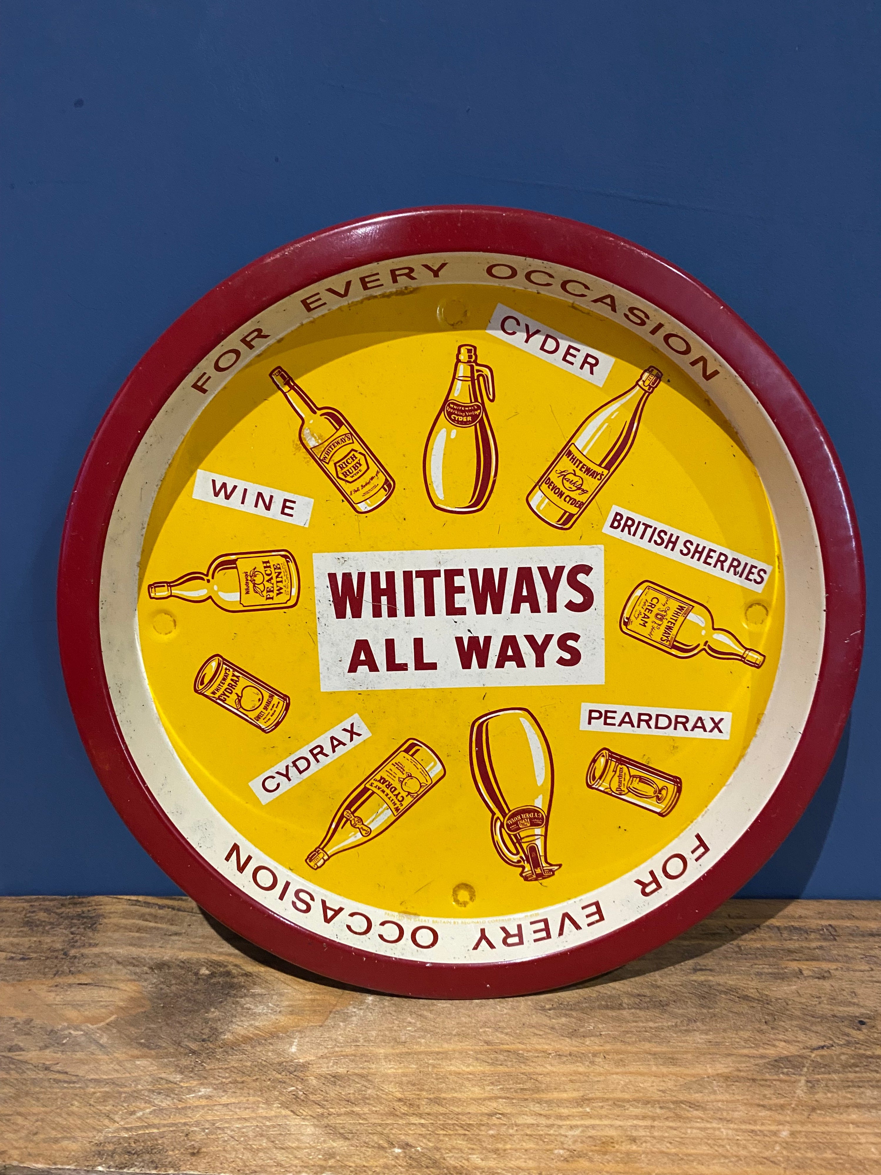 Early Vintage Rare Whiteways , All Ways , Drinks Tray.