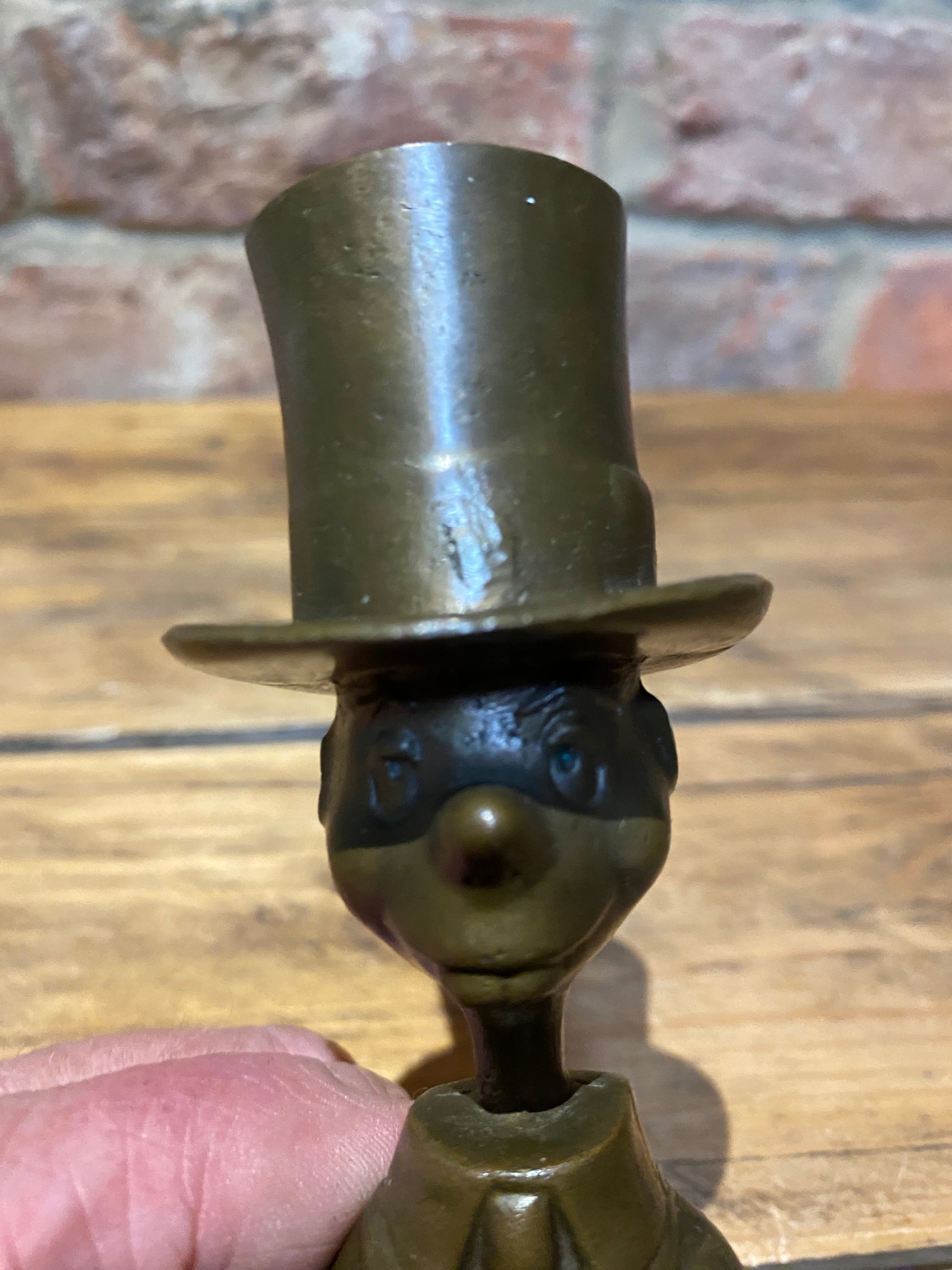 Unusual Diddy Man Bronze Figure | Wilson Fox Antiques