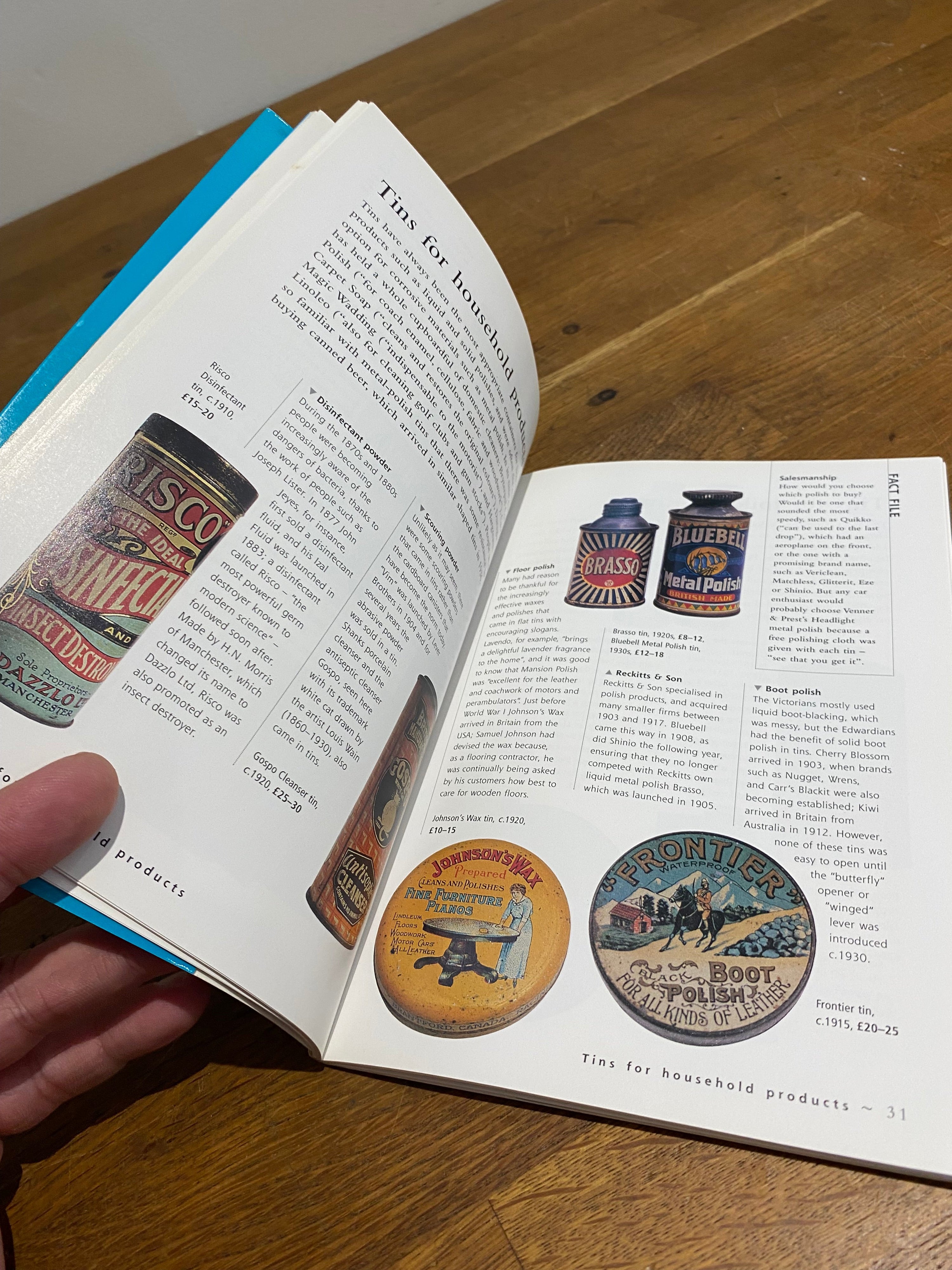 Miller’s - Advertising Tins , A collector’s guide, Robert Opie, paperback book.1999