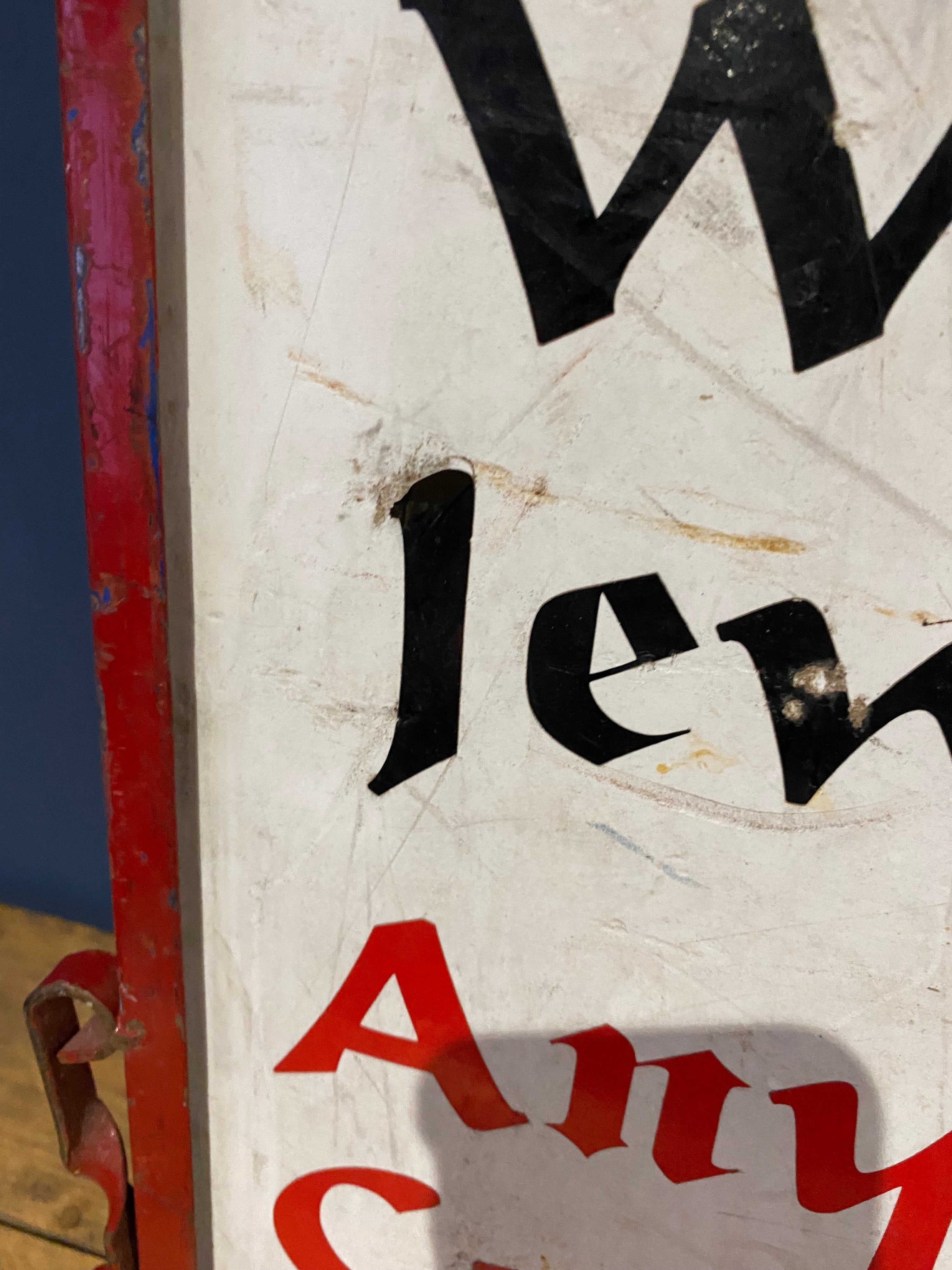 Vintage advertising sign / shop sign