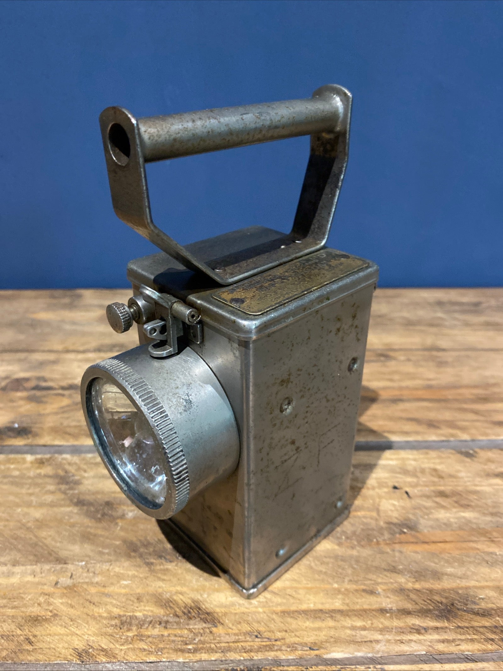 Vintage Battery Miners Lamp Nife , NH10A