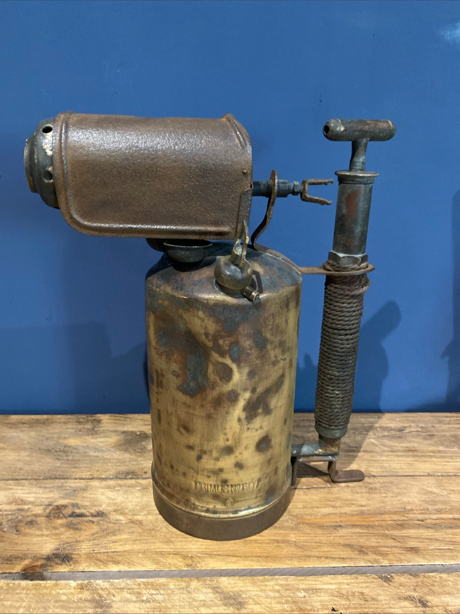 Vintage Primus No 607 Blow Torch , Spares Or Repairs.