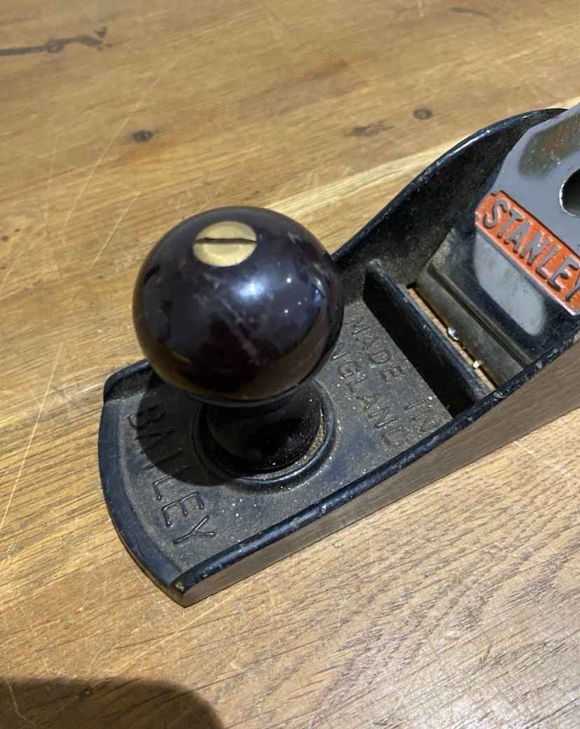 Vintage Stanley Bailey No5 Smoothing Plane.